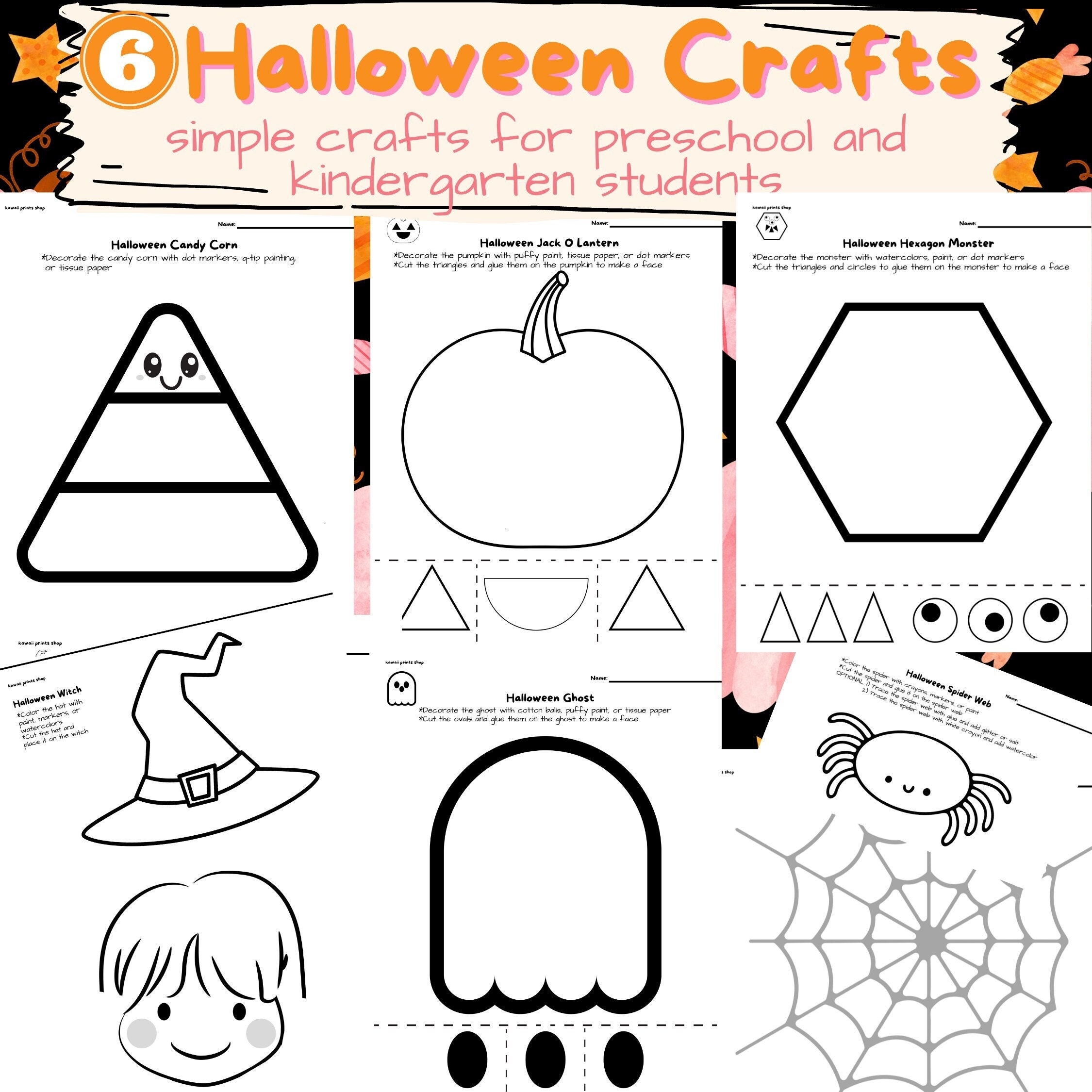 Halloween Preschool Activities Free Printables