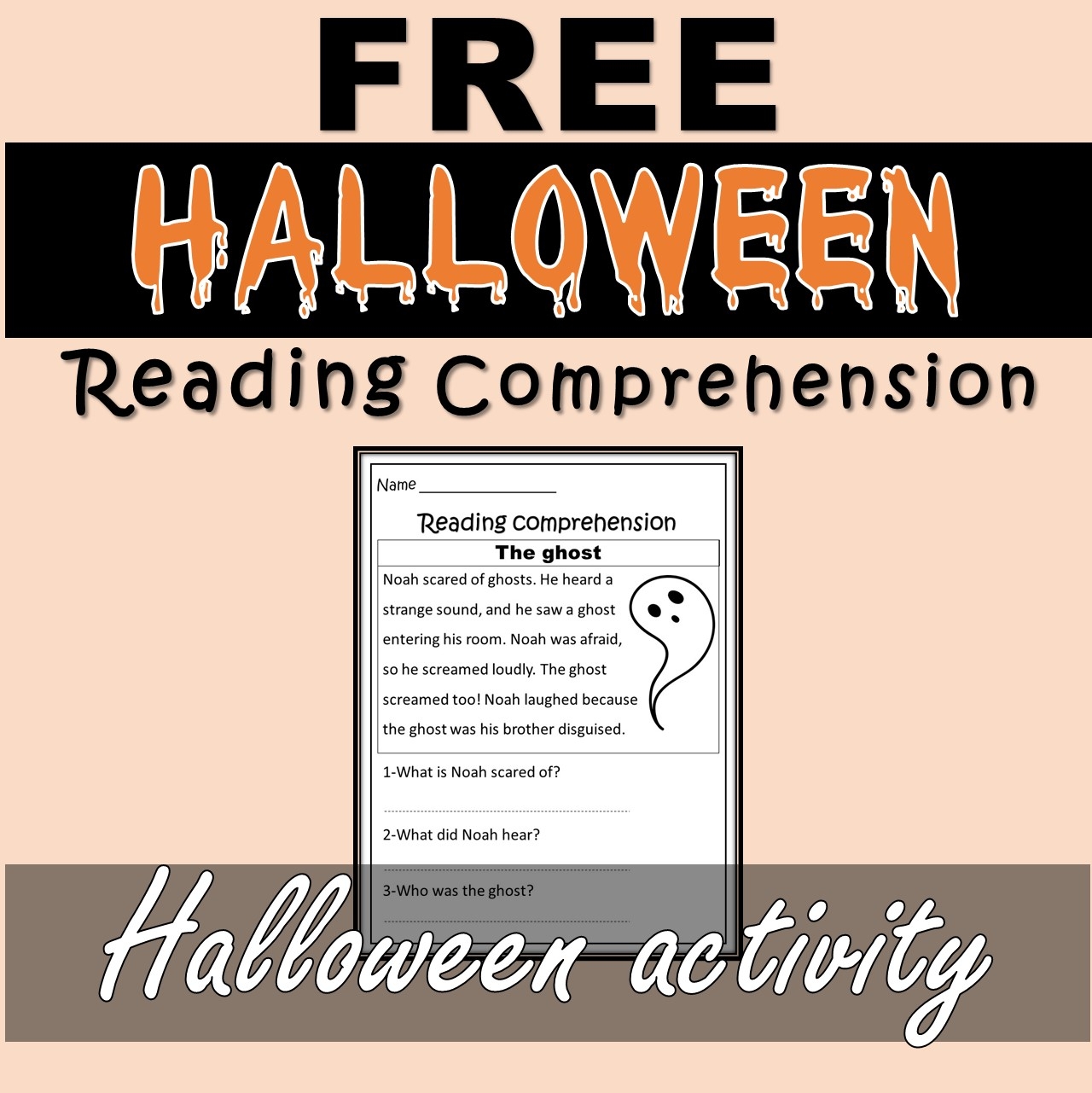 Halloween Reading Comprehension Worksheet FREEBIE Made By Teachers Halloween Reading Comprehension Worksheet FREEBIE Made By Teachers