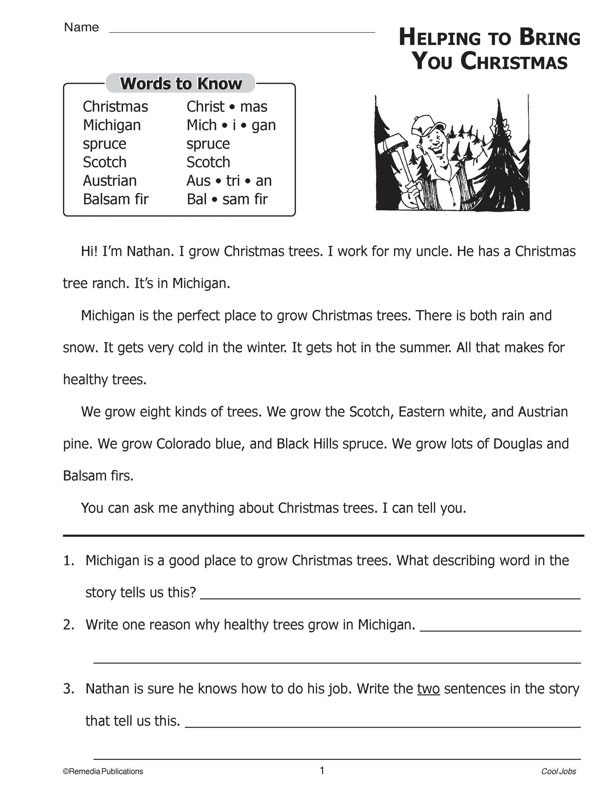 Jobs Reading Comprehension Worksheets Pdf