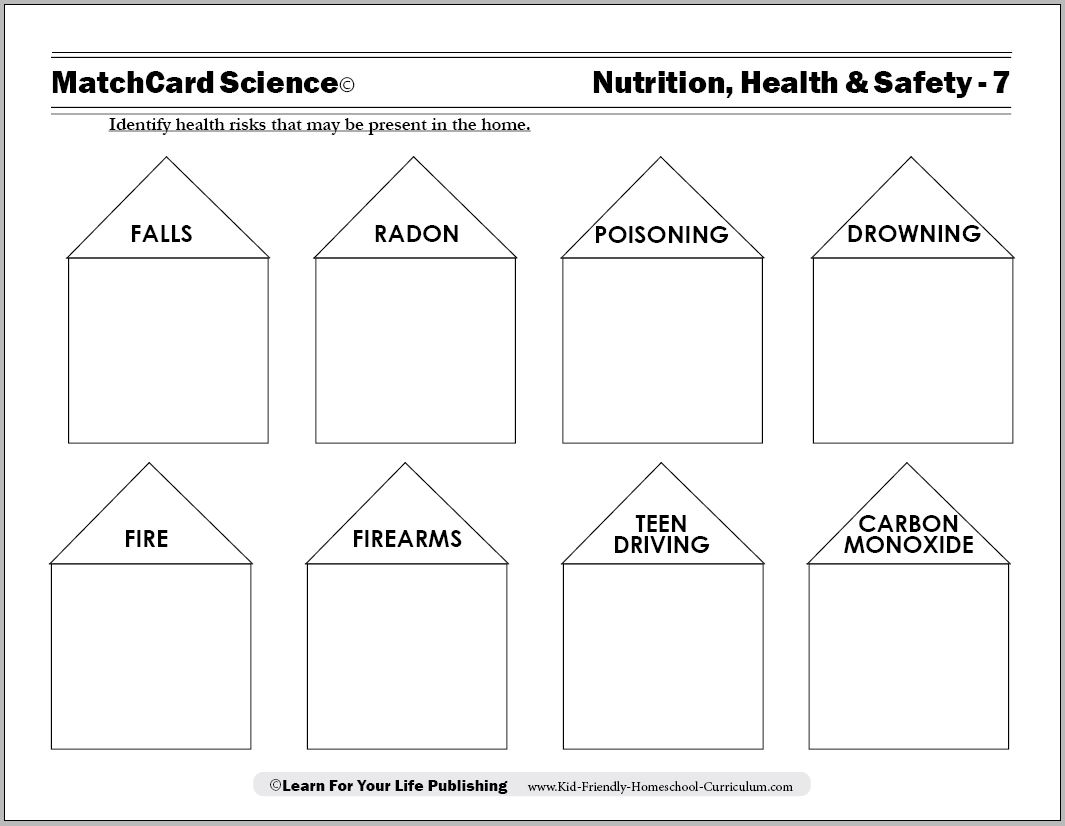 Home Safety Worksheet Home Safety Worksheet
