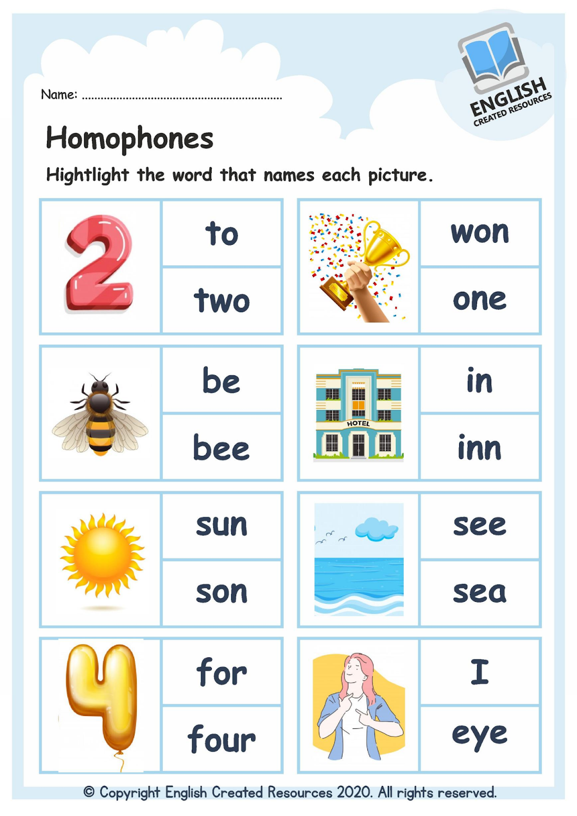 Homophones Worksheets English Created Resources Homophones Worksheets English Created Resources