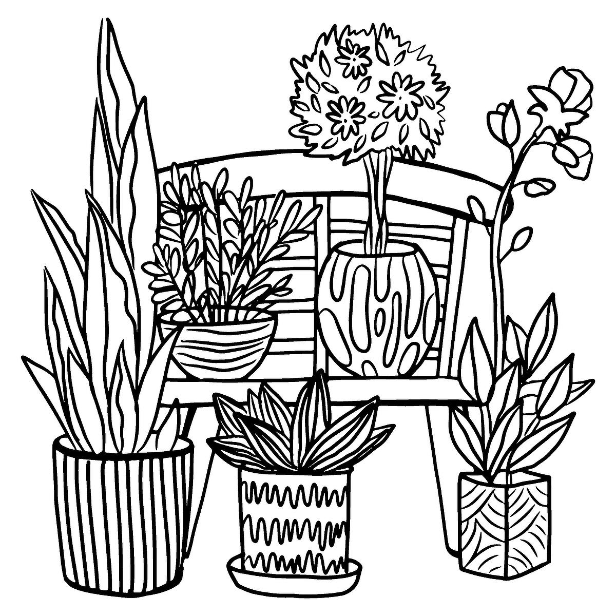 Printable Plant Coloring Pages For Preschool