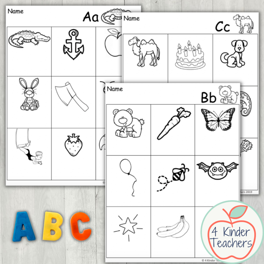 Kindergarten Alphabet Sounds Worksheets Kindergarten Alphabet Sounds Worksheets