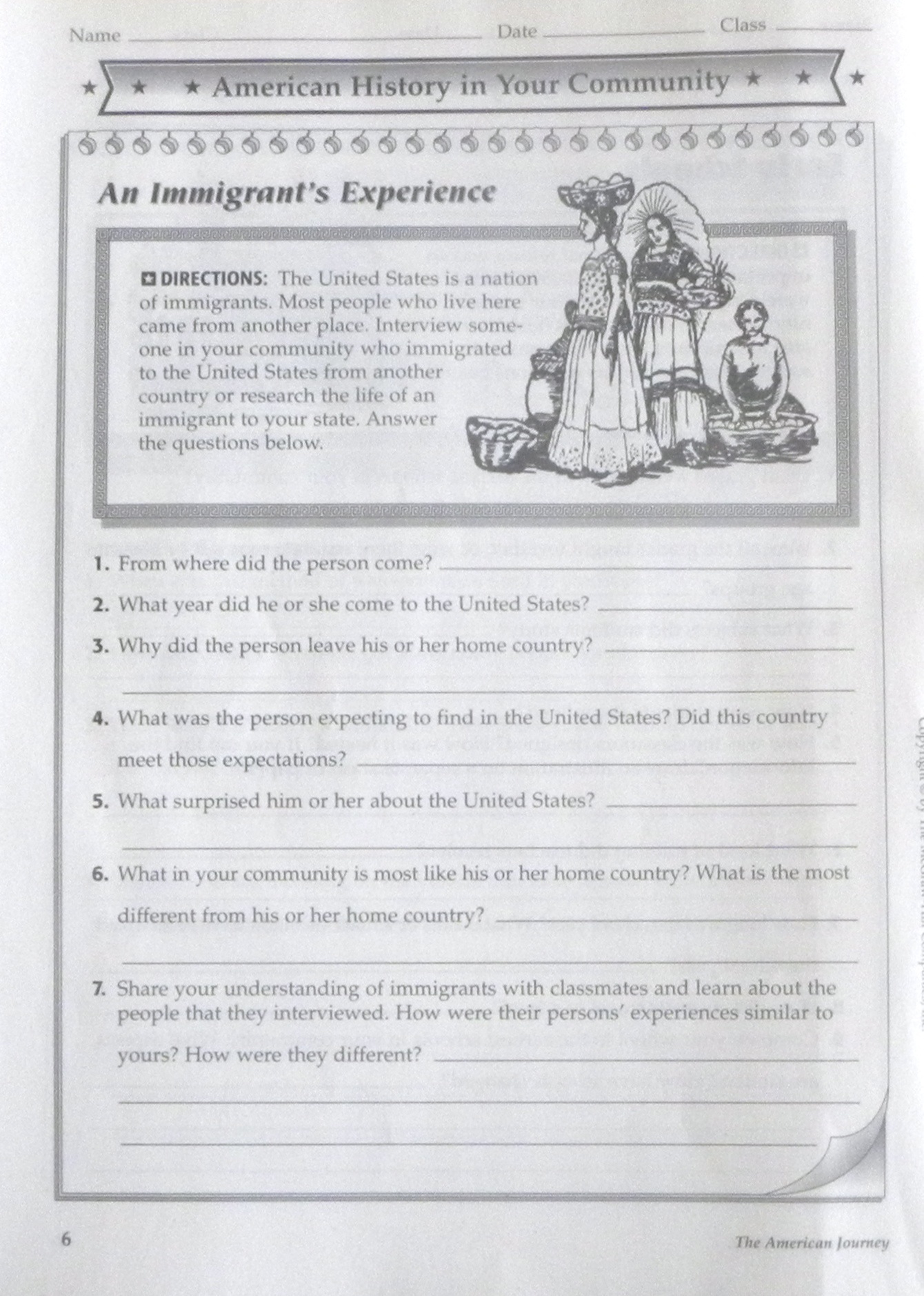 Immigration Assignment U0026 Montgomery County Public Schools Notes Worksheets Library