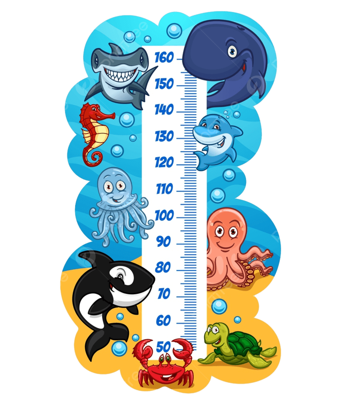 Printable Height Chart For Preschoolers