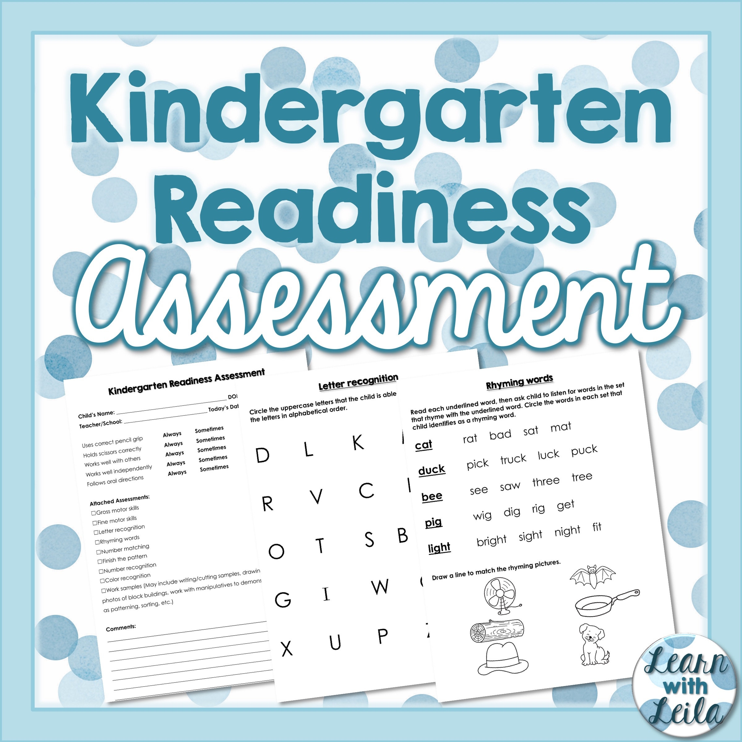 Kindergarten Readiness Assessment