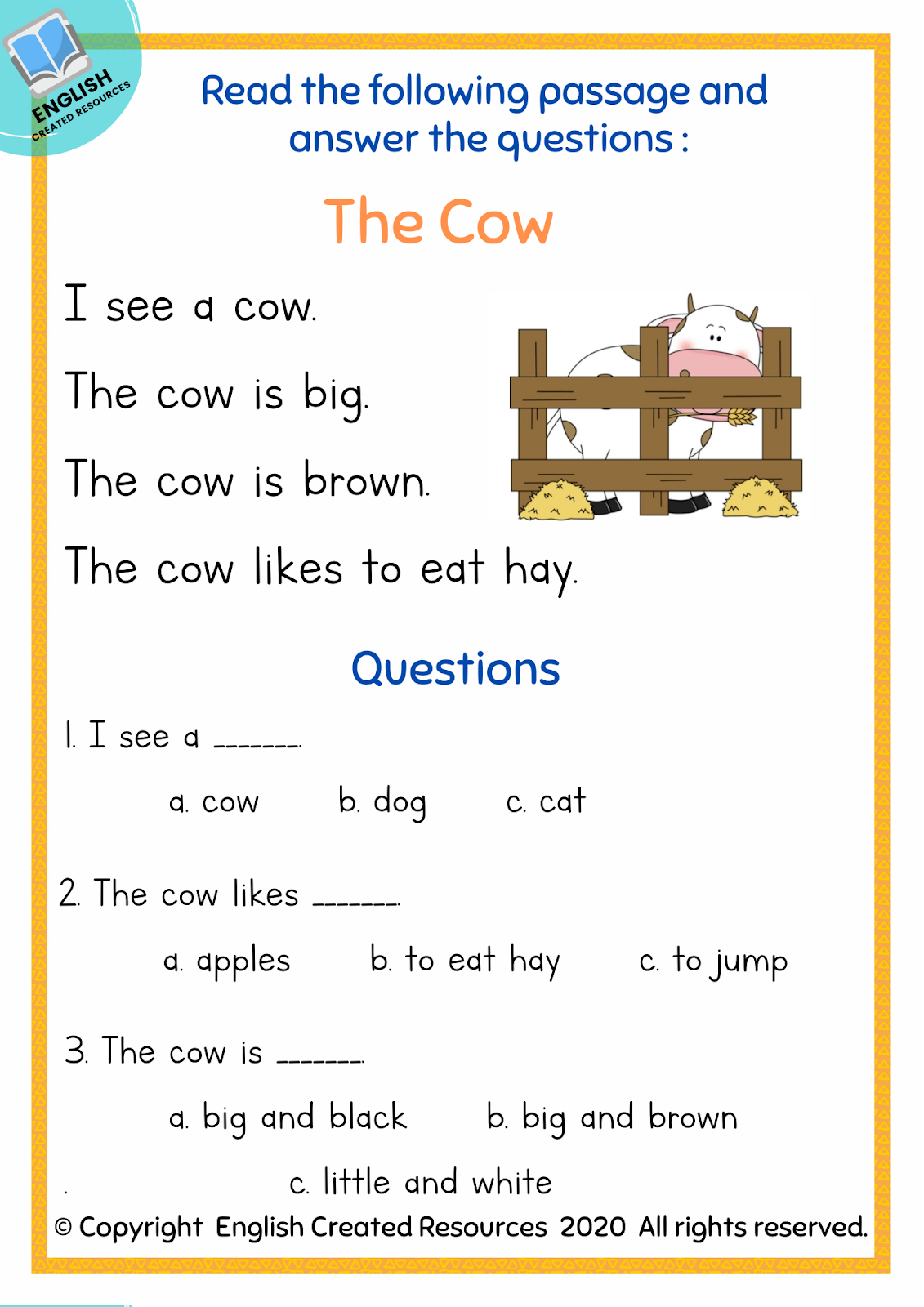 Reading Comprehension Worksheet Kindergarten Reading Comprehension Worksheet Kindergarten