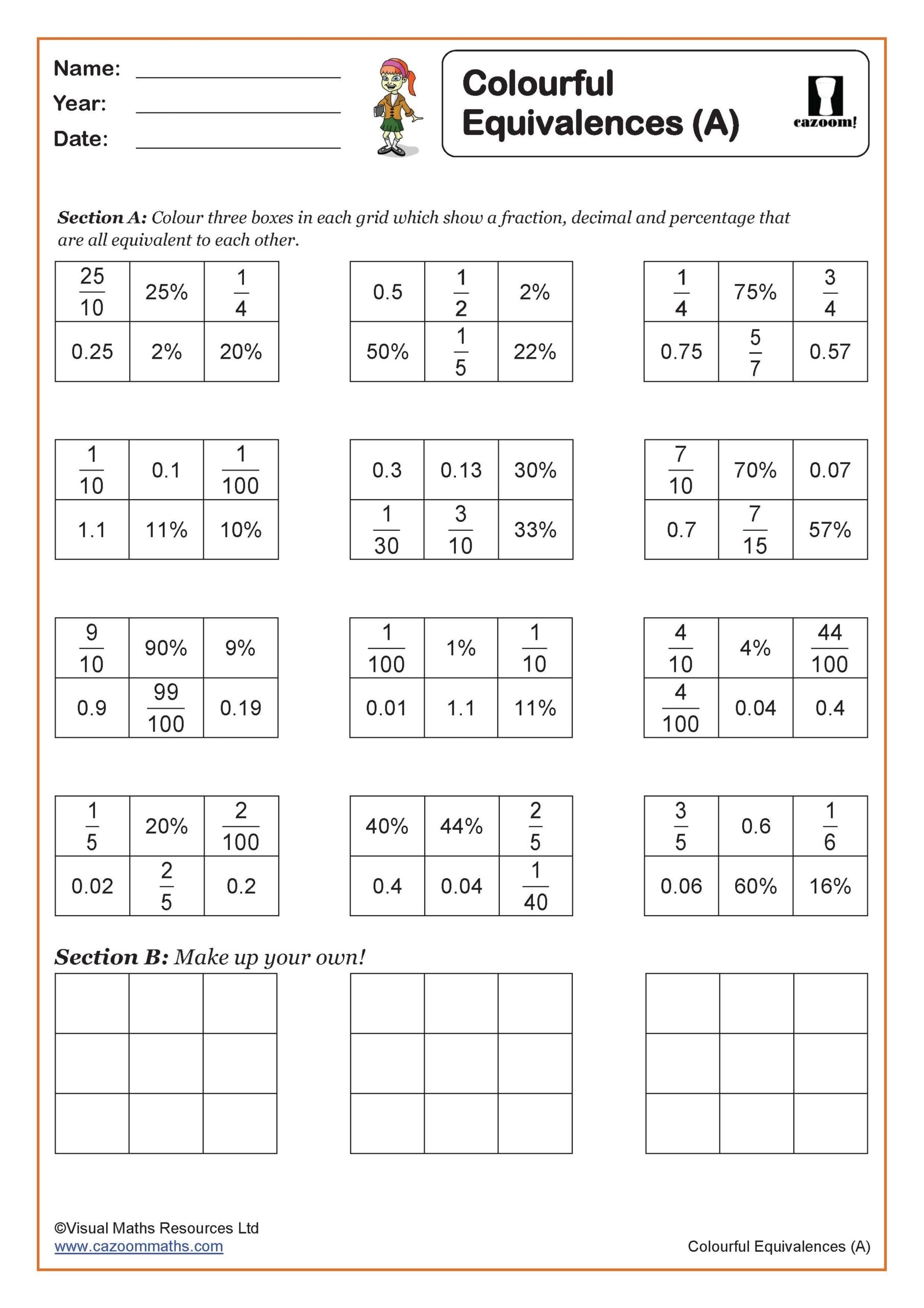KS2 Maths Worksheets Printable Maths Worksheets KS2 Cazoom Maths