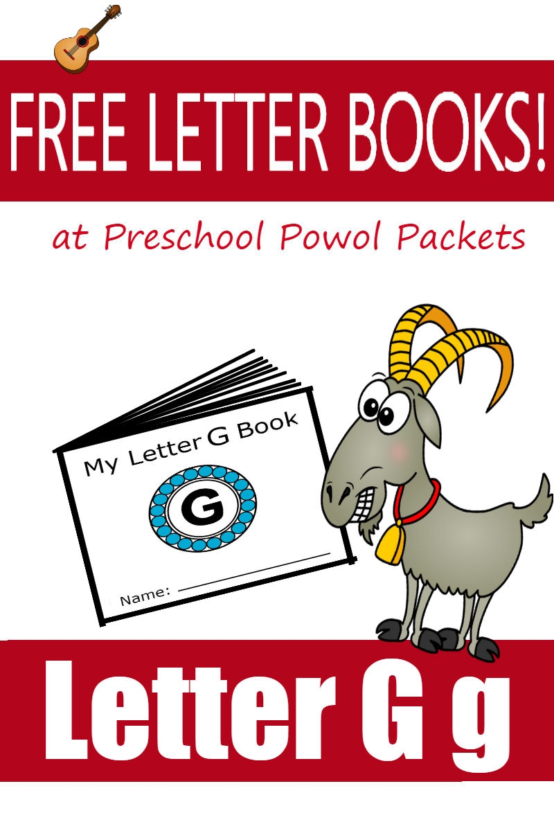 Letter G Free Printable Minibook Alphabet Series