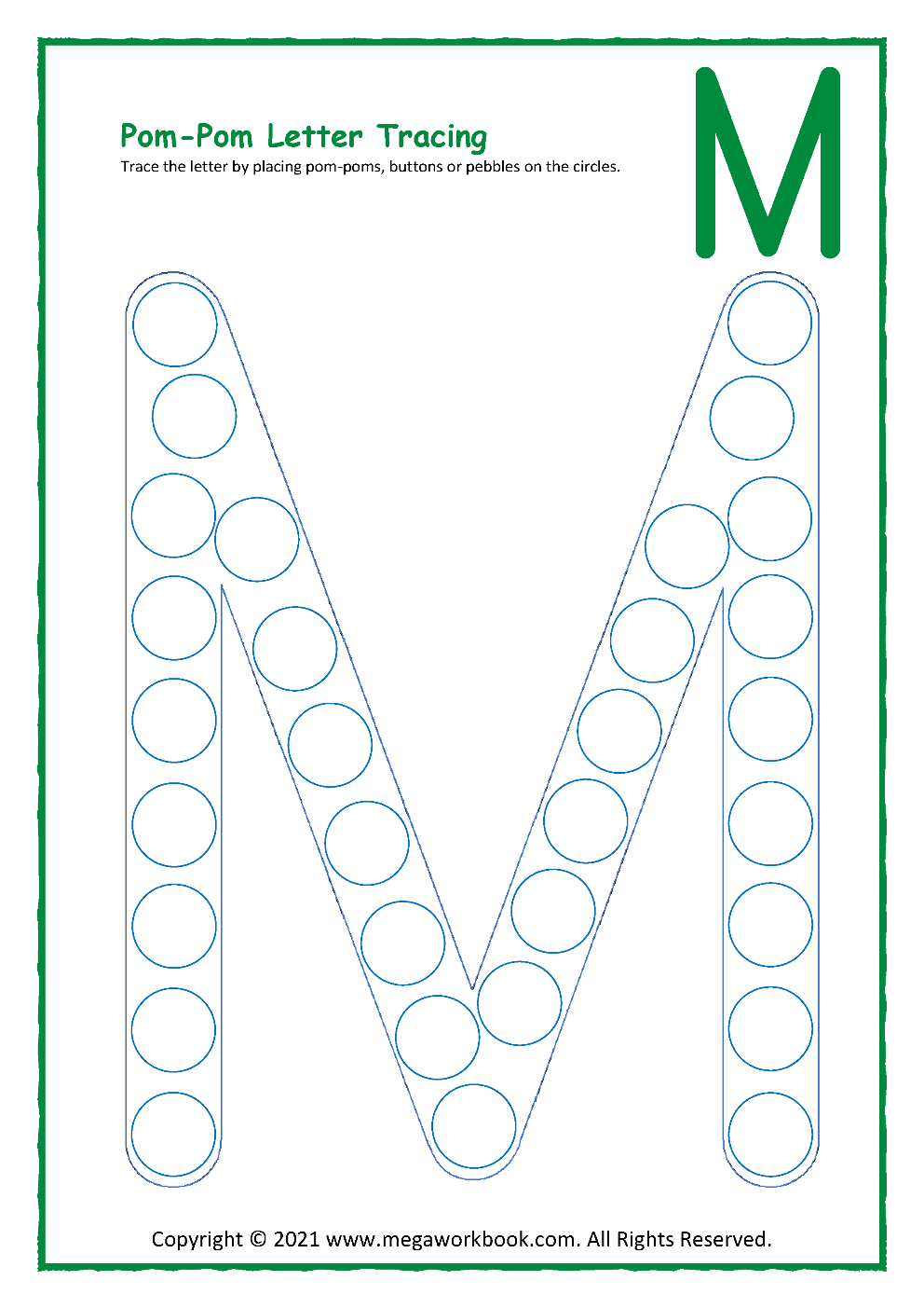 Letter M Free Printable Worksheets