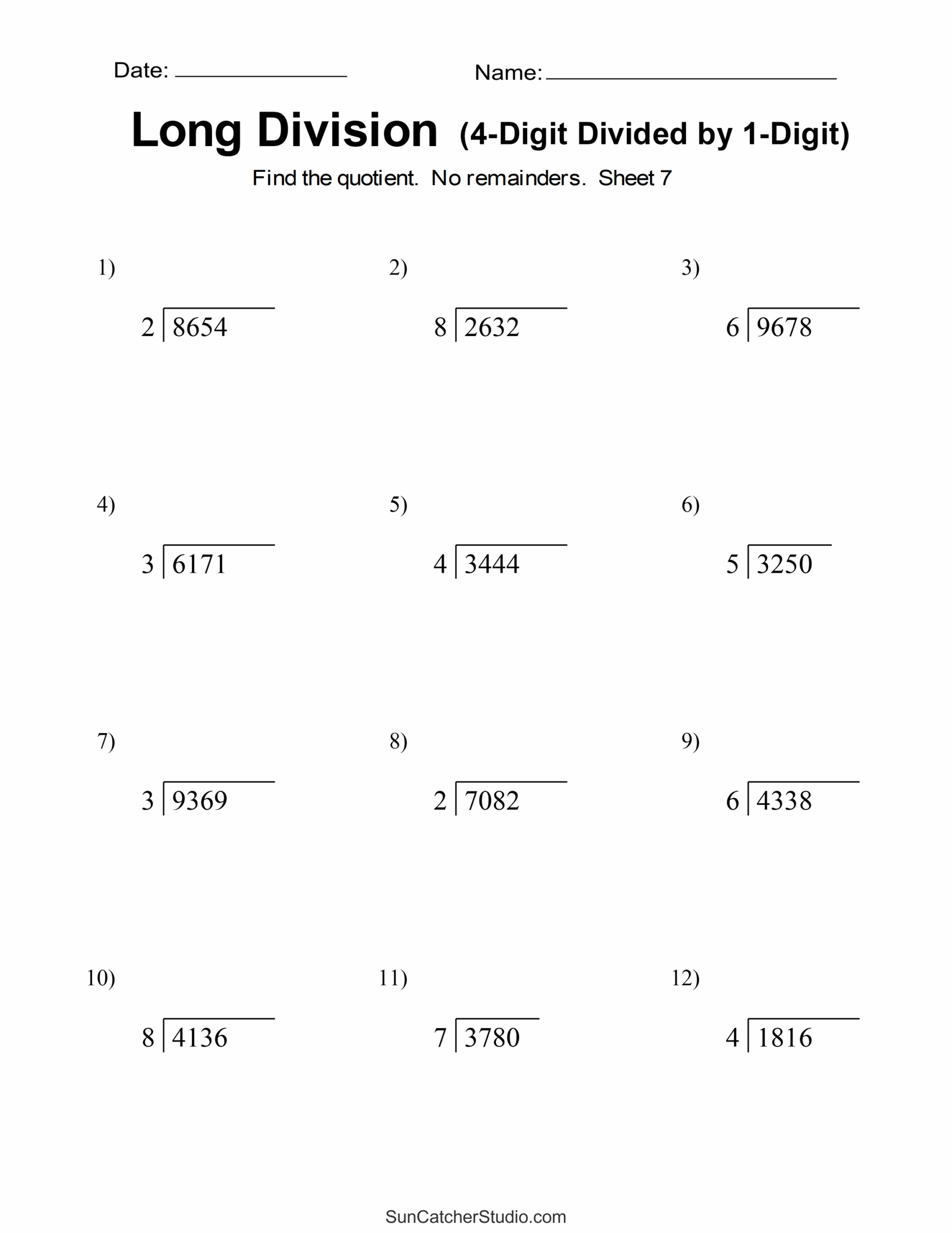 Division Worksheets Printable Free 5th Grade Division Worksheets Printable Free 5th Grade