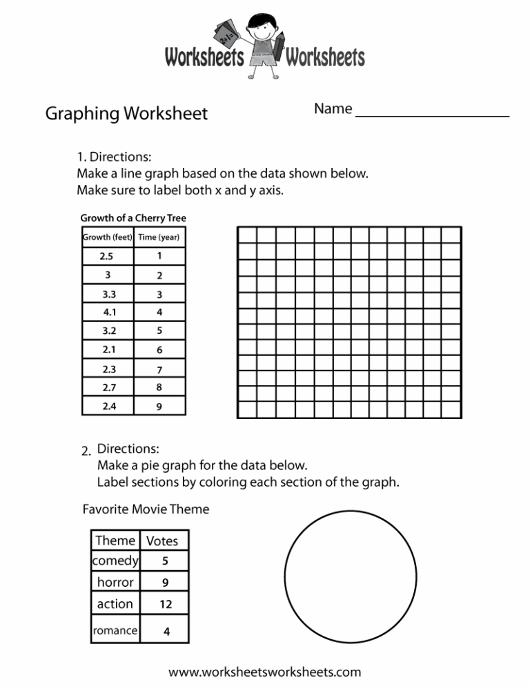 Make A Graph Worksheet Worksheets Worksheets