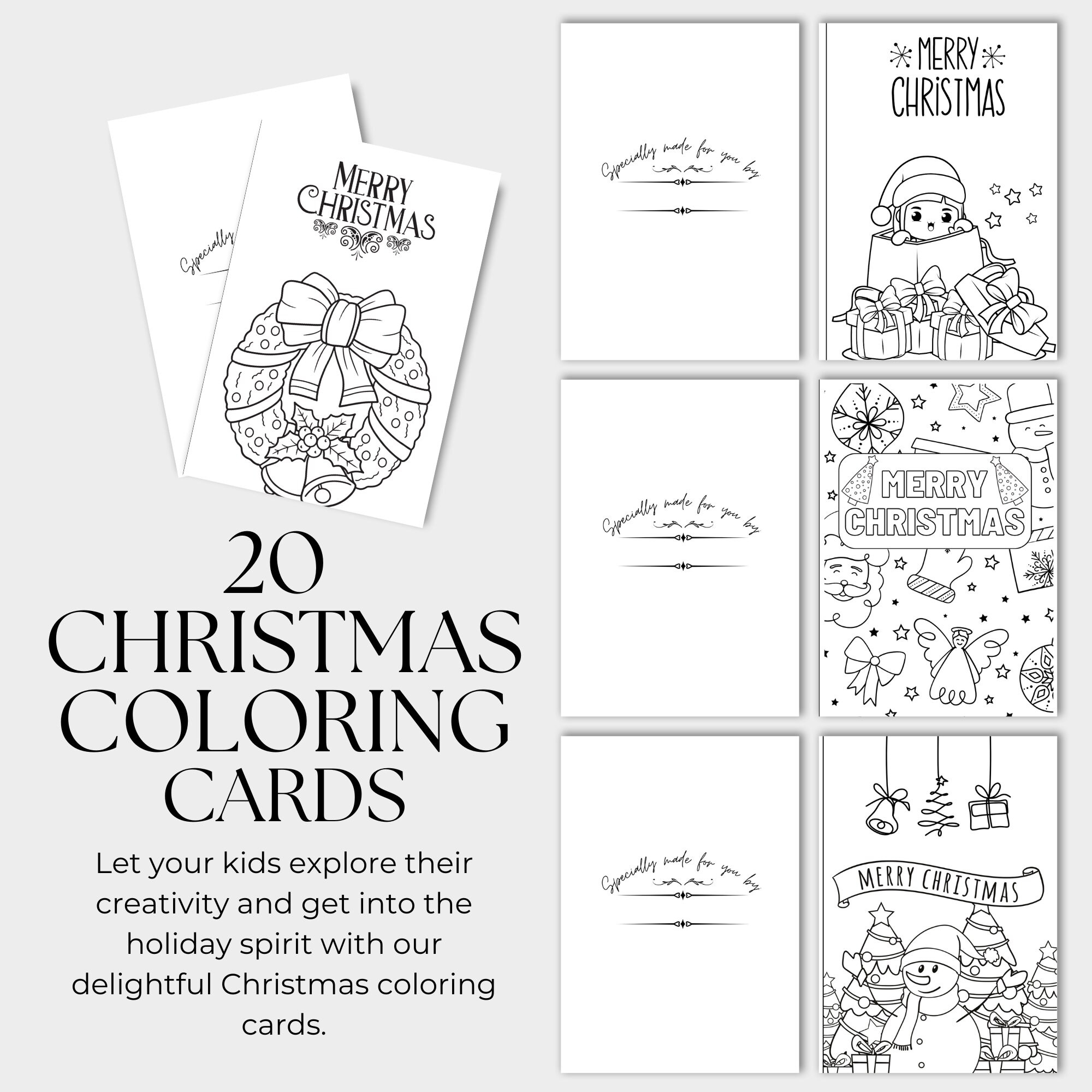 Make This Christmas Extra Special With Our Fun Color in Cards For 