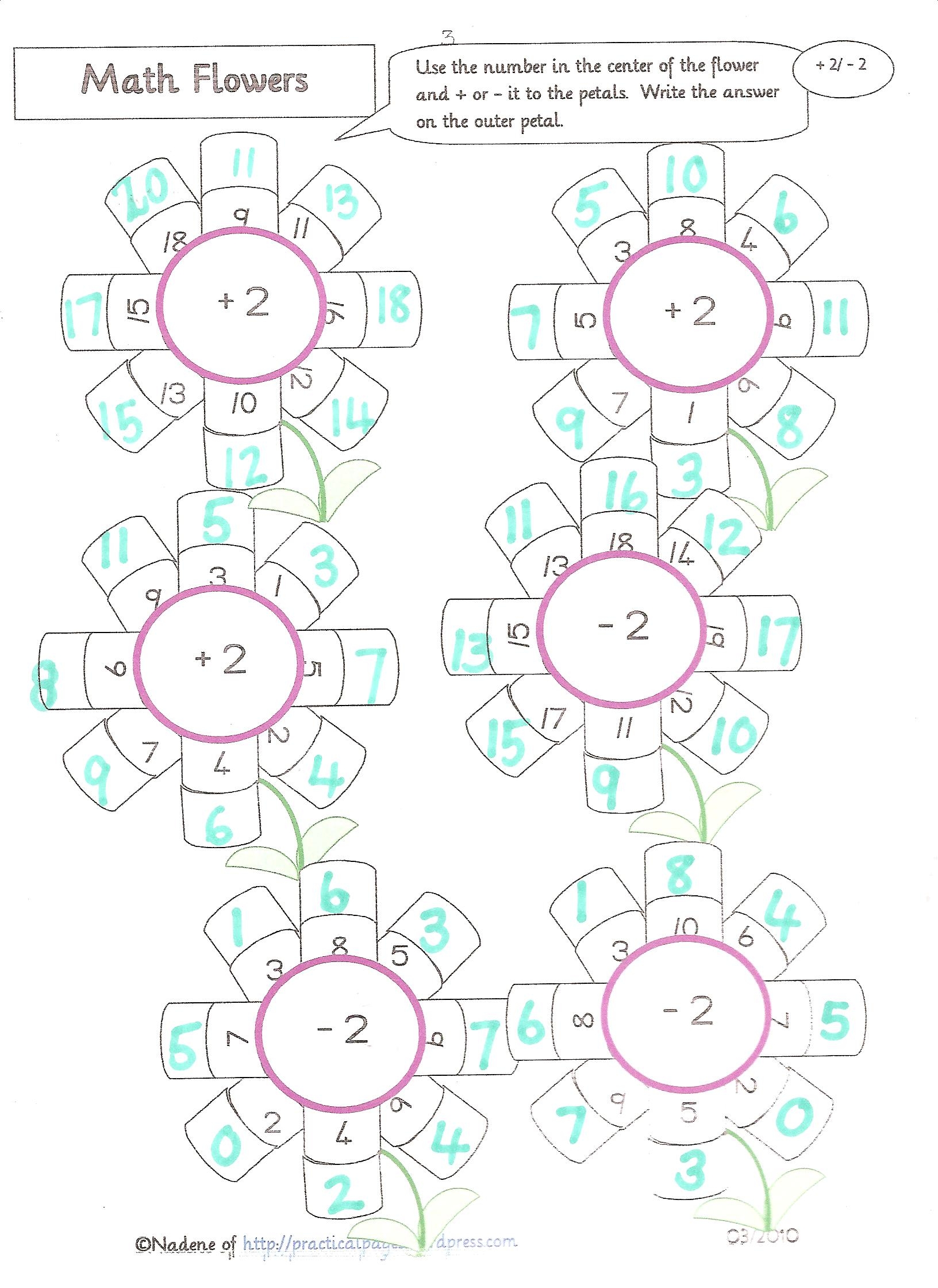 Make Your Own Mental Maths Practice Worksheets Blank Templates Practical Pages