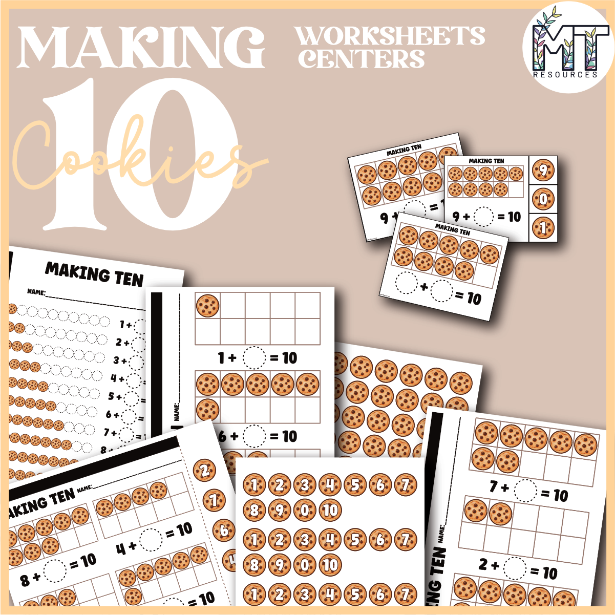Making 10 Worksheets And Centers Making Ten Task Cards Clip Cards Classful Making 10 Worksheets And Centers Making Ten Task Cards Clip Cards Classful