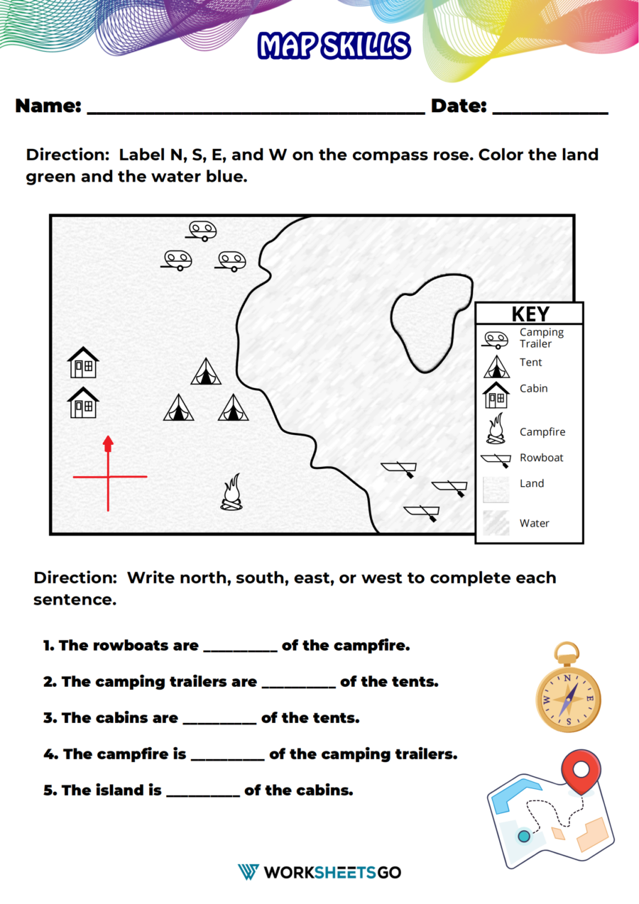 Kindergarten Geography Worksheets Printable