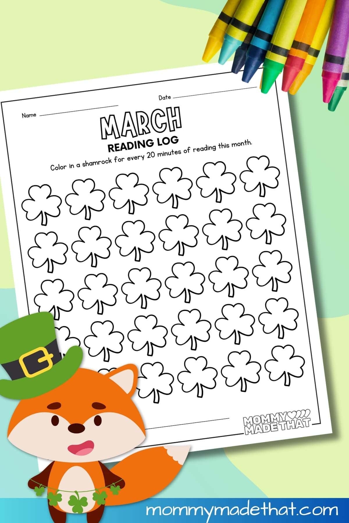 Preschool Reading Log Printable Preschool Reading Log Printable
