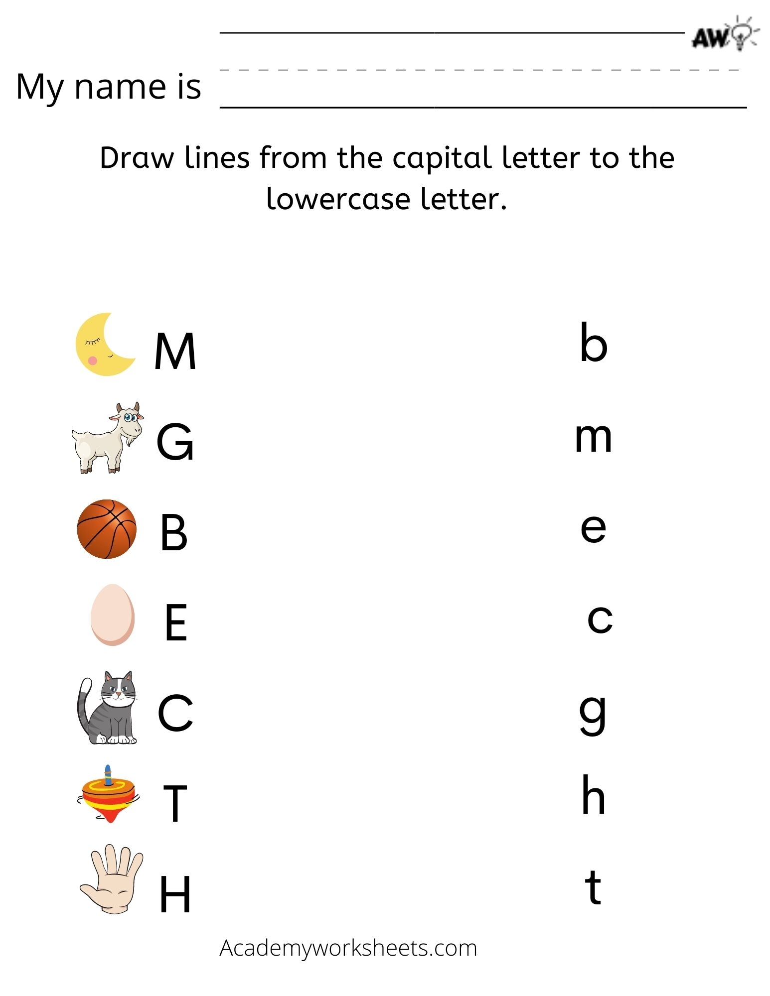 Capital Alphabet Worksheets