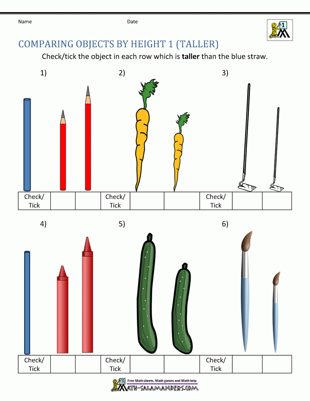 Math Measuring Worksheets Kindergarten Math Measuring Worksheets Kindergarten