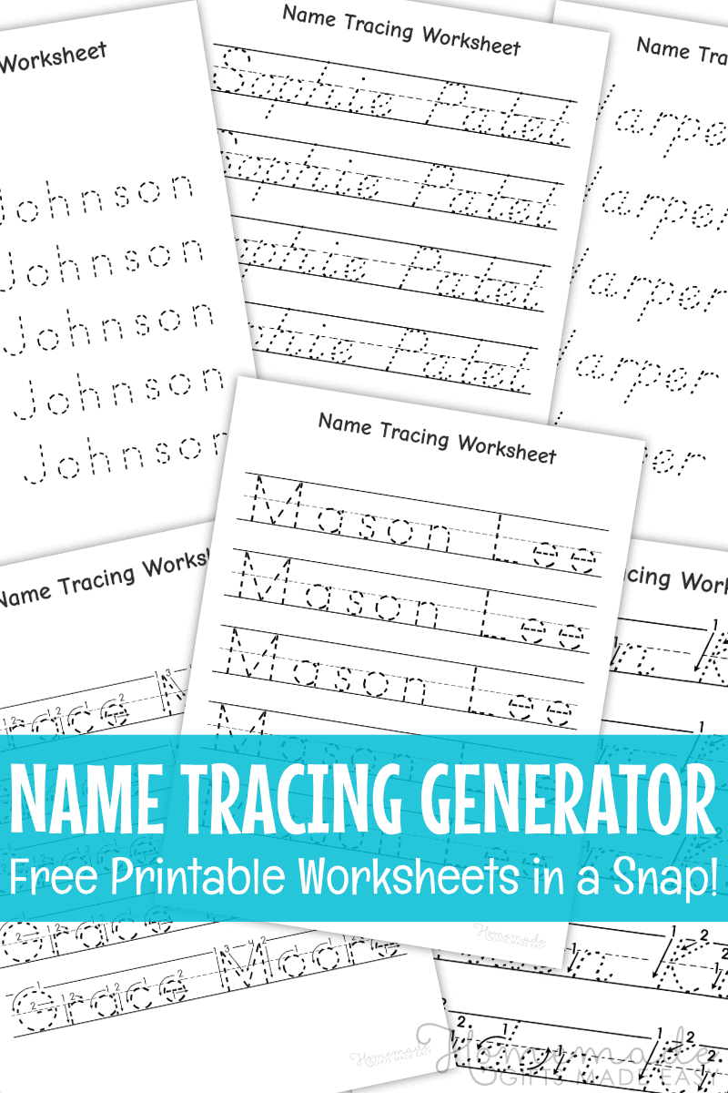 Name Tracing Generator Make Free Name Tracing Worksheets Name Tracing Generator Make Free Name Tracing Worksheets