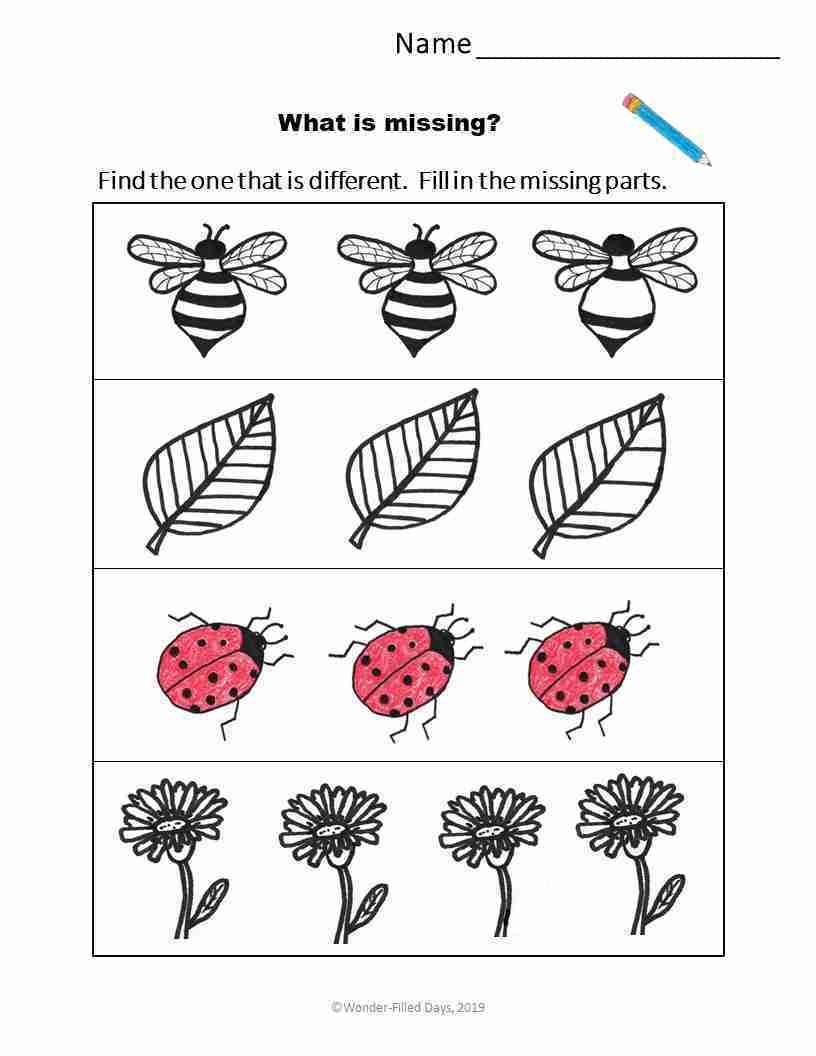 Nature Themed Preschool Worksheets Wonder Filled Days Nature Themed Preschool Worksheets Wonder Filled Days