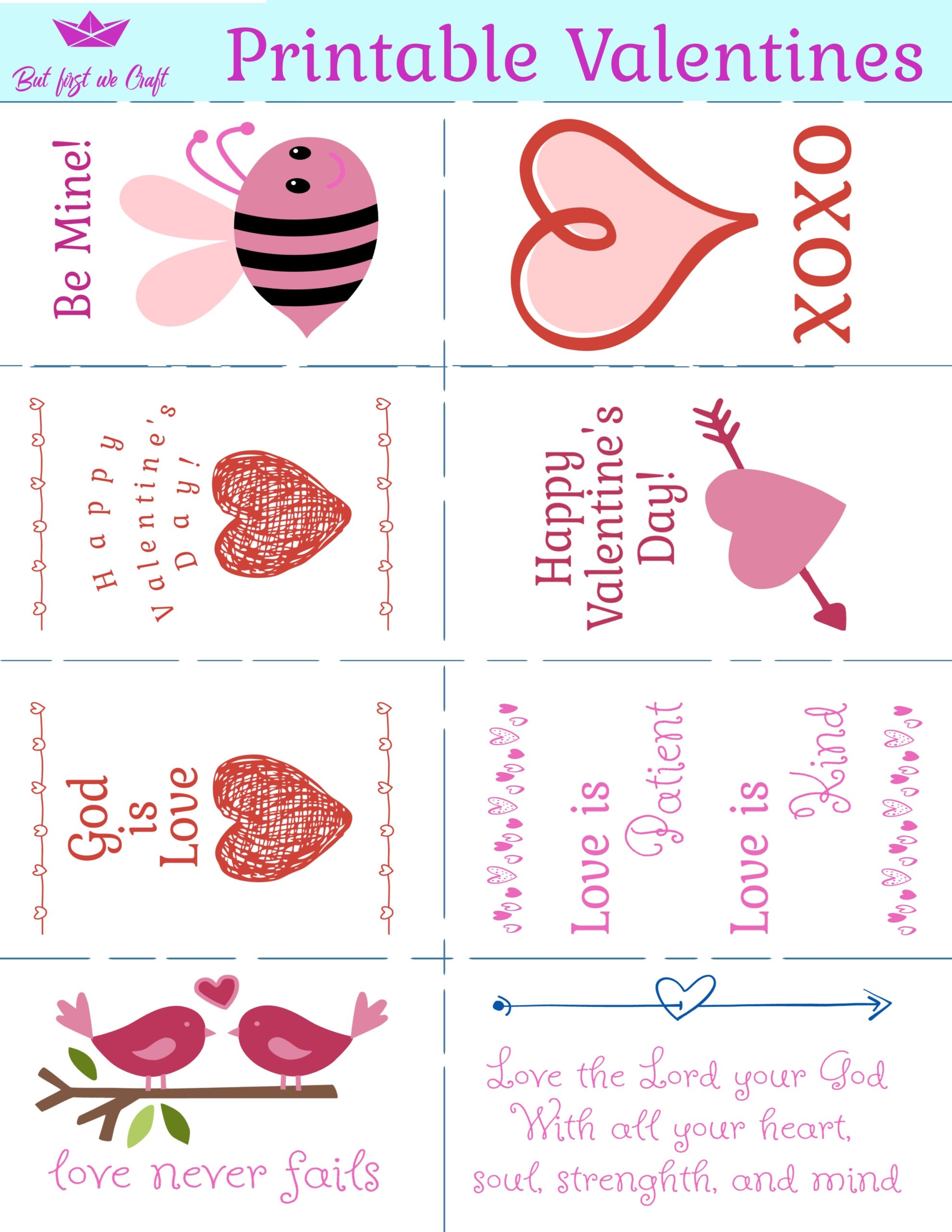 Preschool Printable Cards