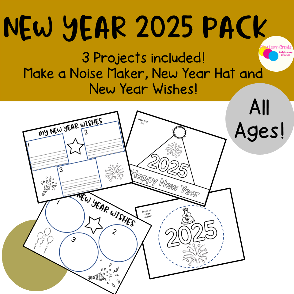 New Year 2025 Craft For Toddler Preschool Elementary Made By Teachers