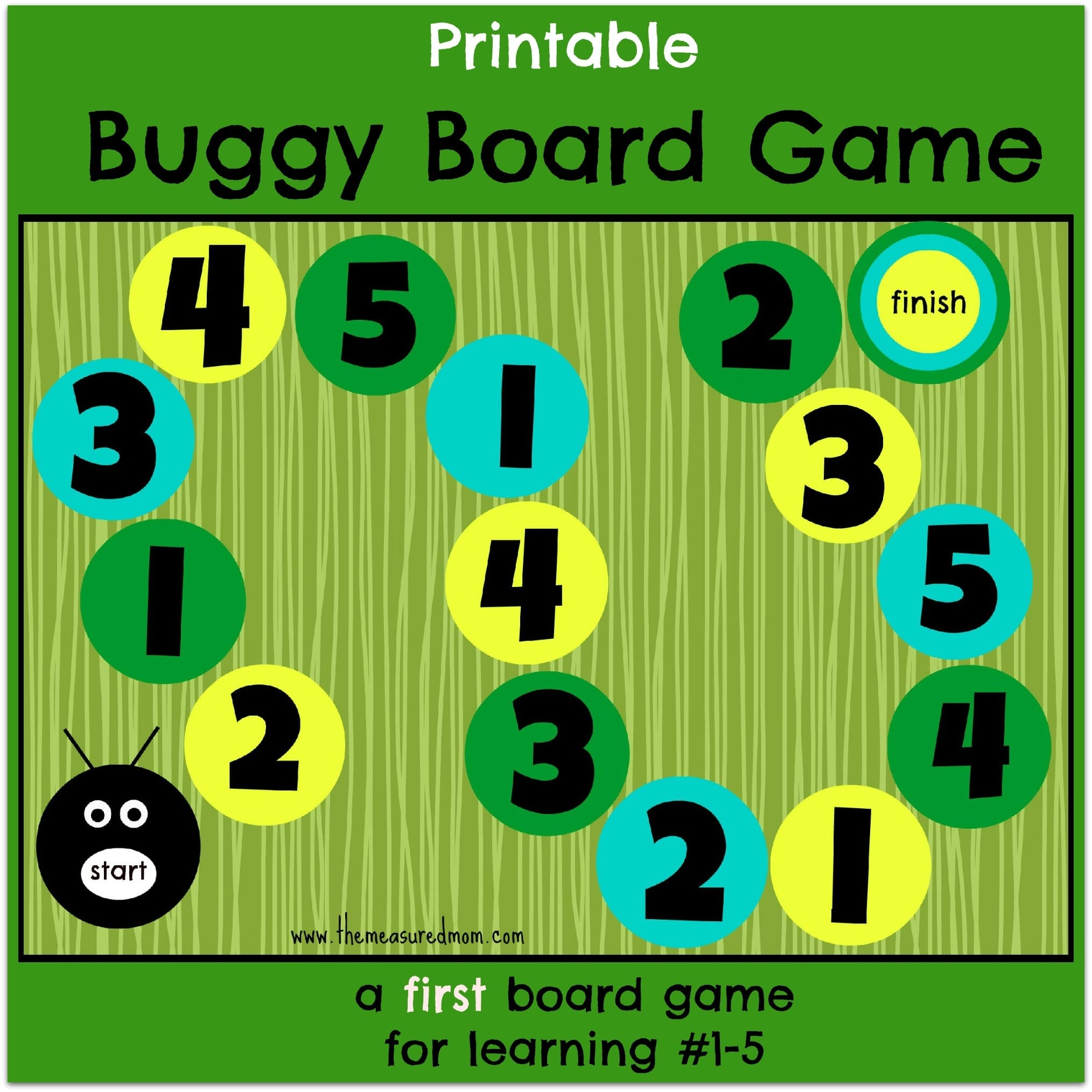 Printable Preschool Number Games