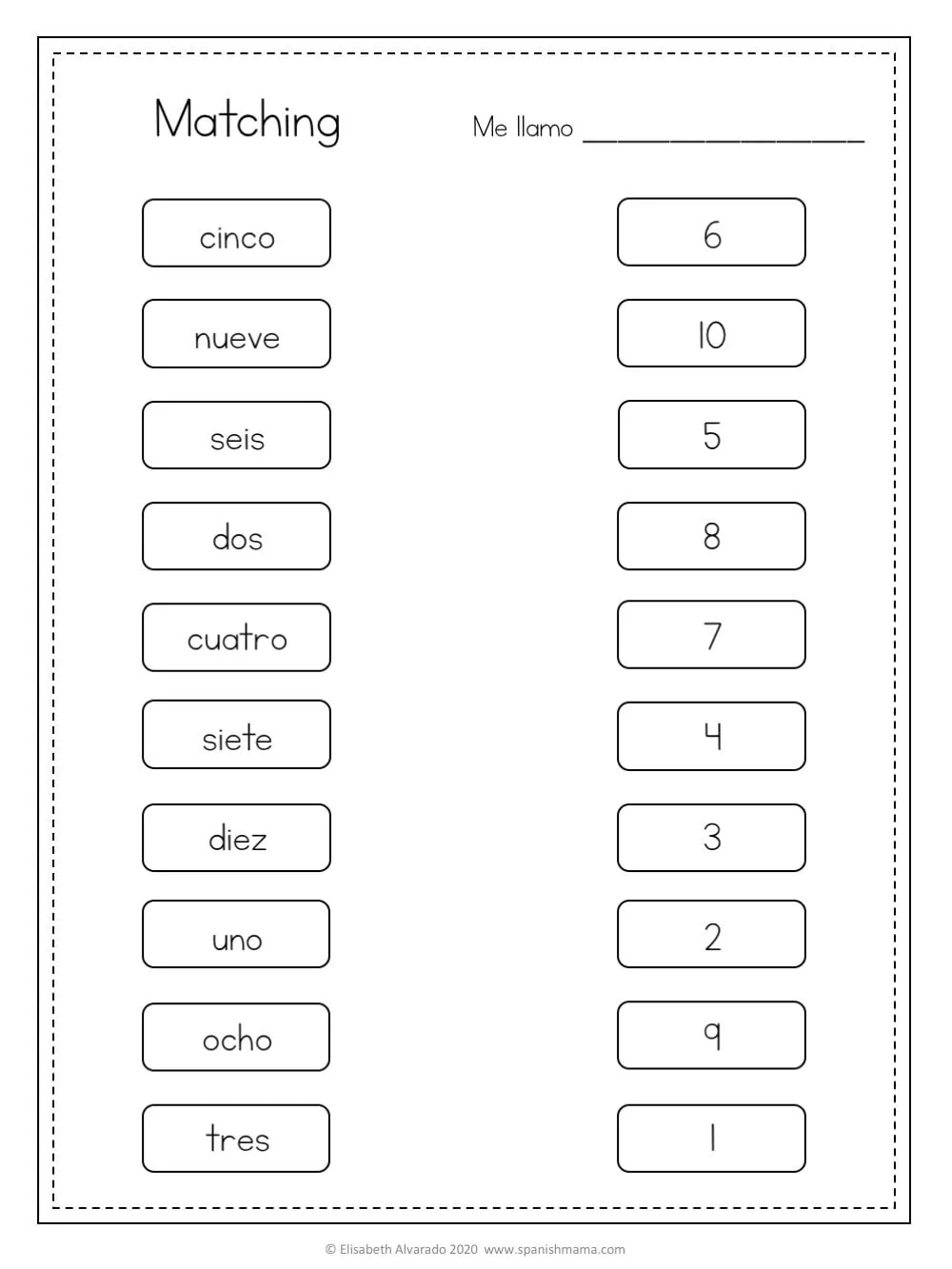 Numbers In Spanish Worksheets And How To Count 1 1000