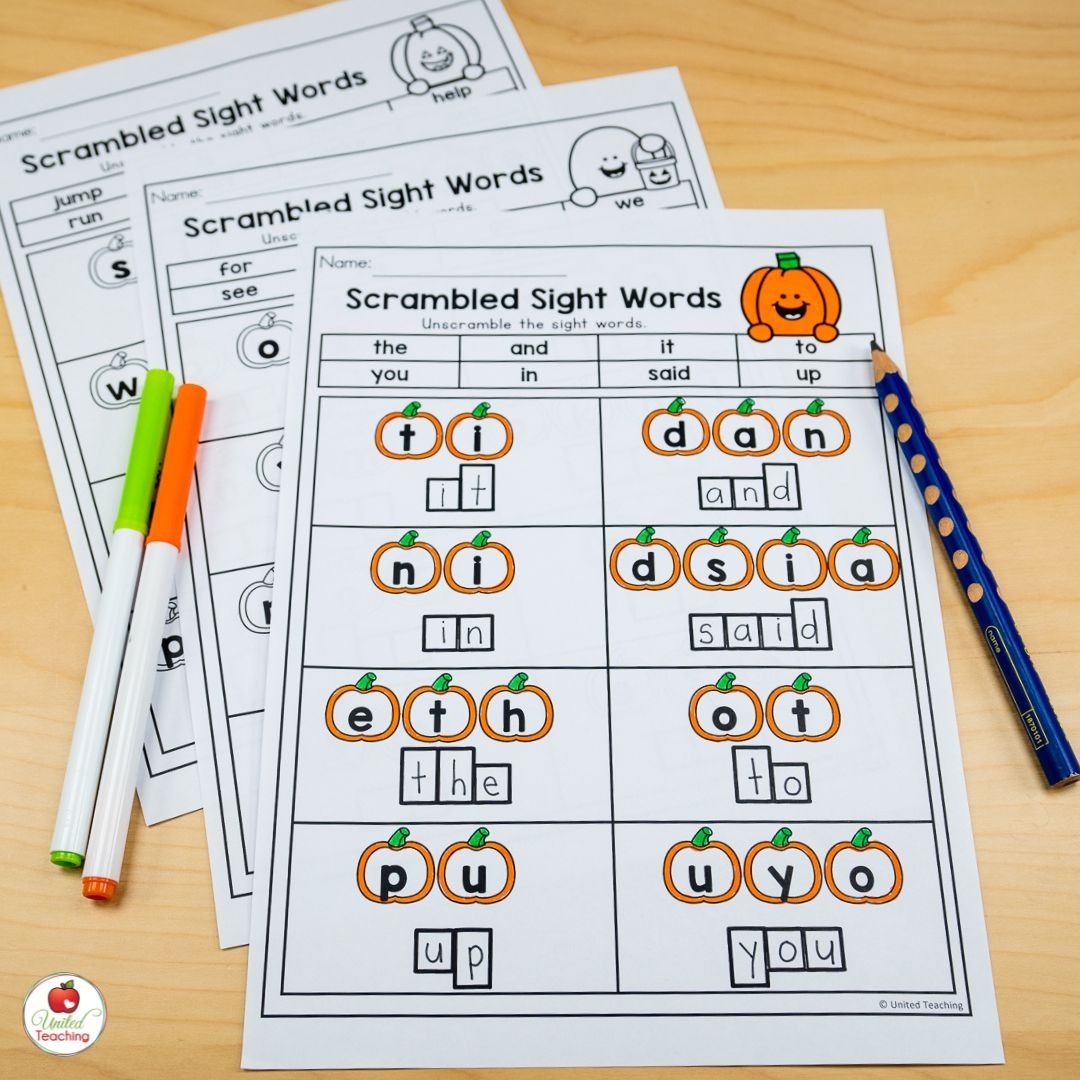 October Worksheets For Kindergarten Scary Halloween Activities And Printables United Teaching