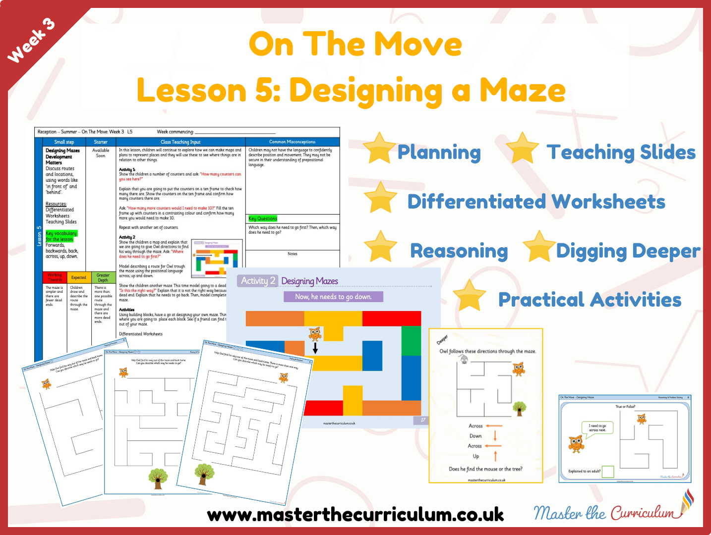 On The Move White Rose Week 3 Lesson 5 Designing A Maze Master The Curriculum