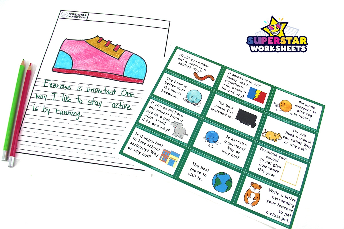 Opinion Writing Prompts Superstar Worksheets Opinion Writing Prompts Superstar Worksheets
