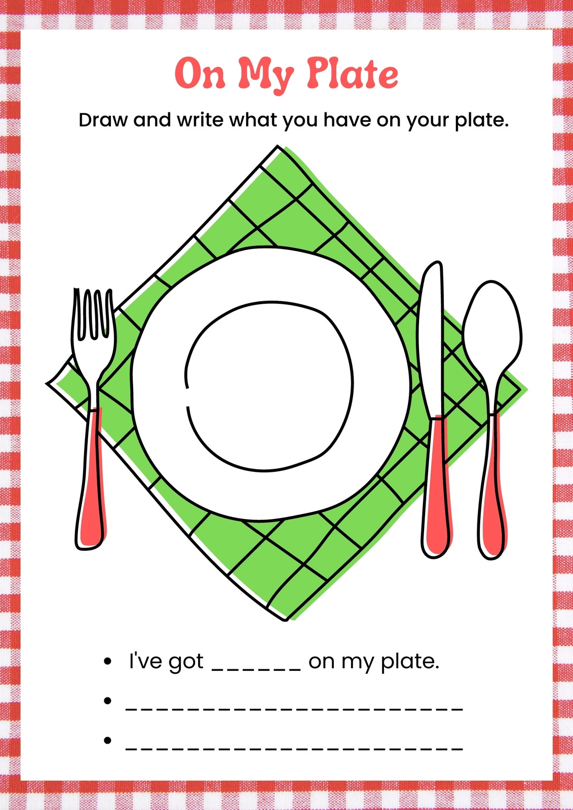 Page 3 Free To Customize And Print Food Worksheet Templates Canva Page 3 Free To Customize And Print Food Worksheet Templates Canva