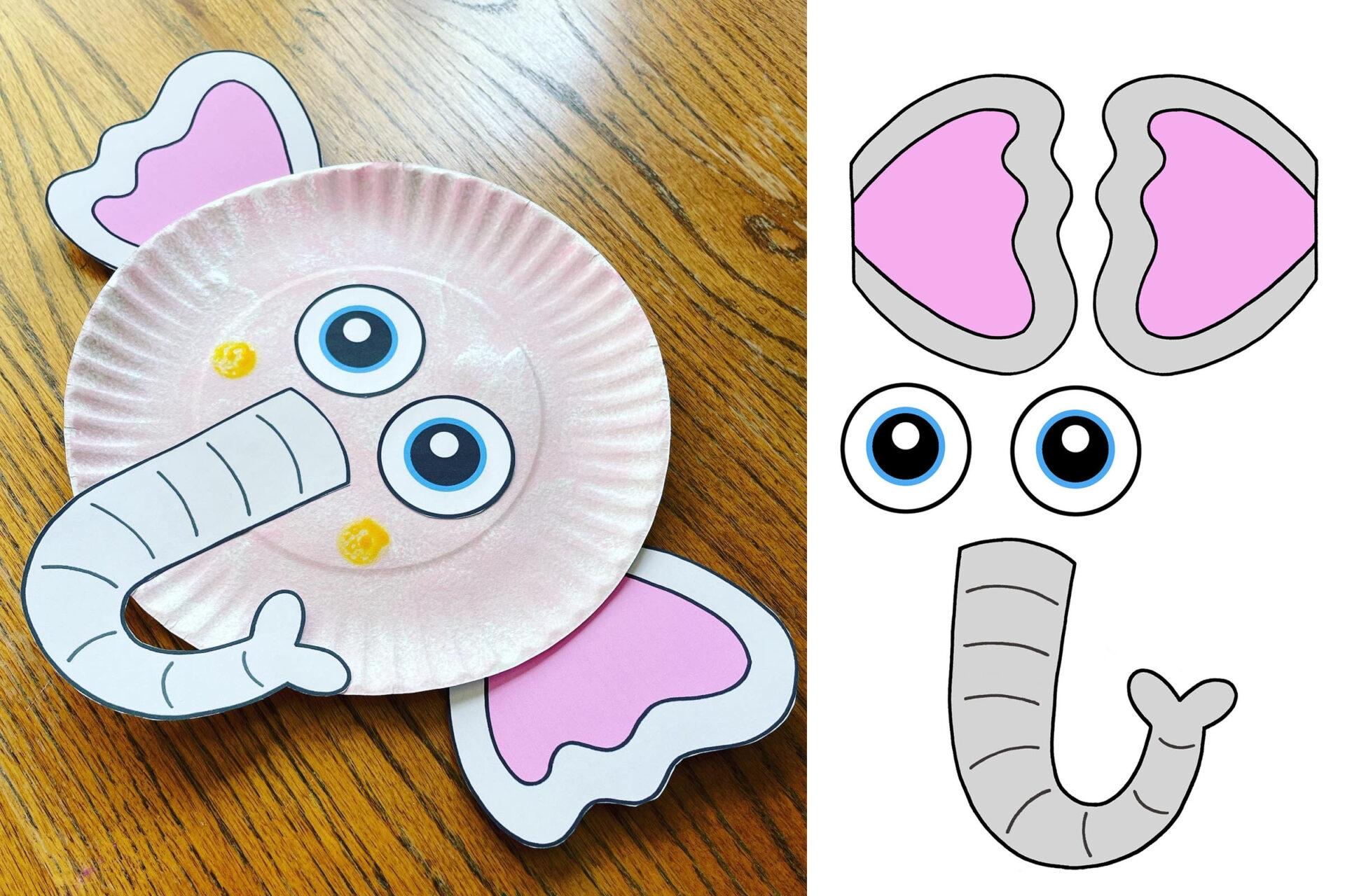Elephent Printables For Preschoolers