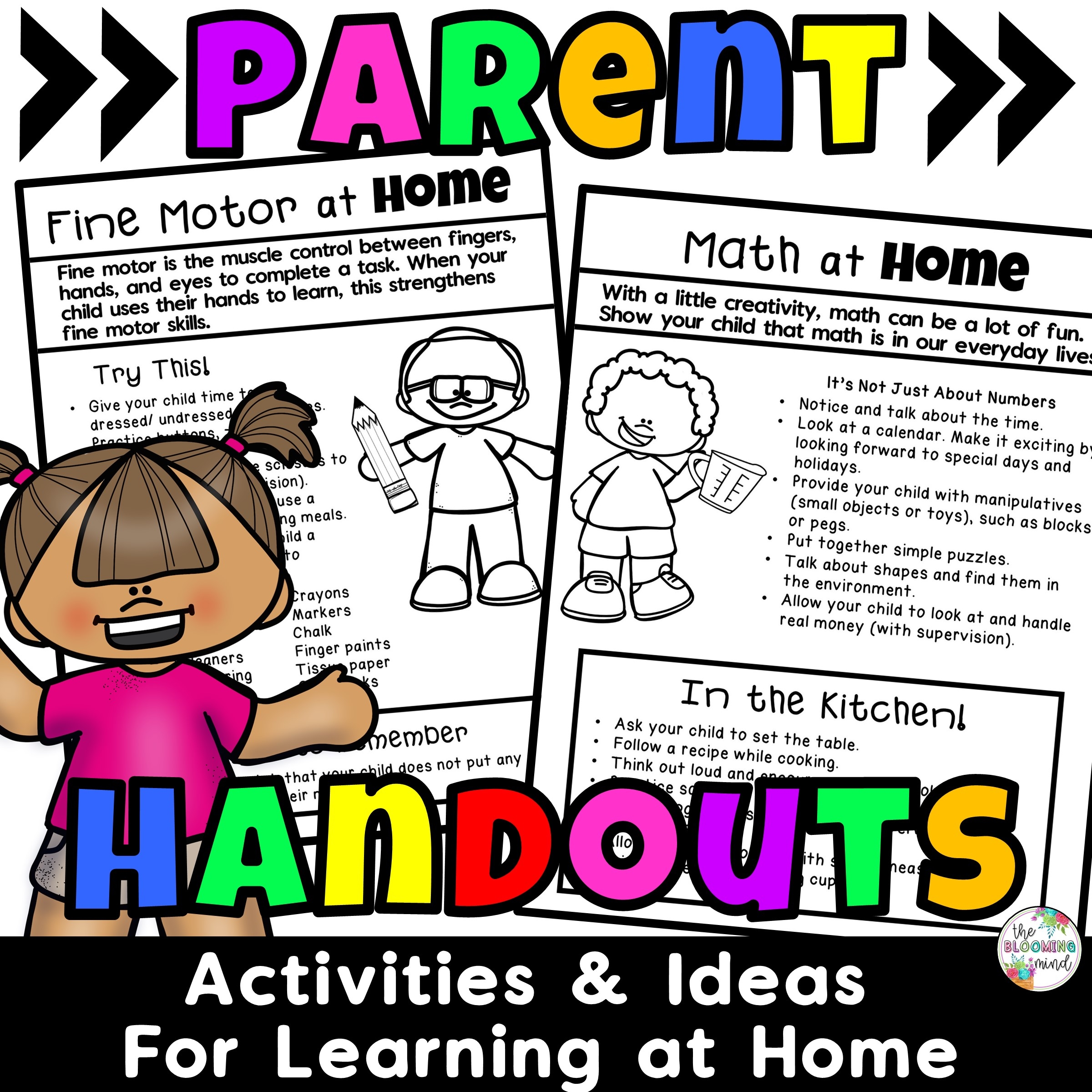 Parent Handouts For Preschool Home To School Connection Made By Teachers