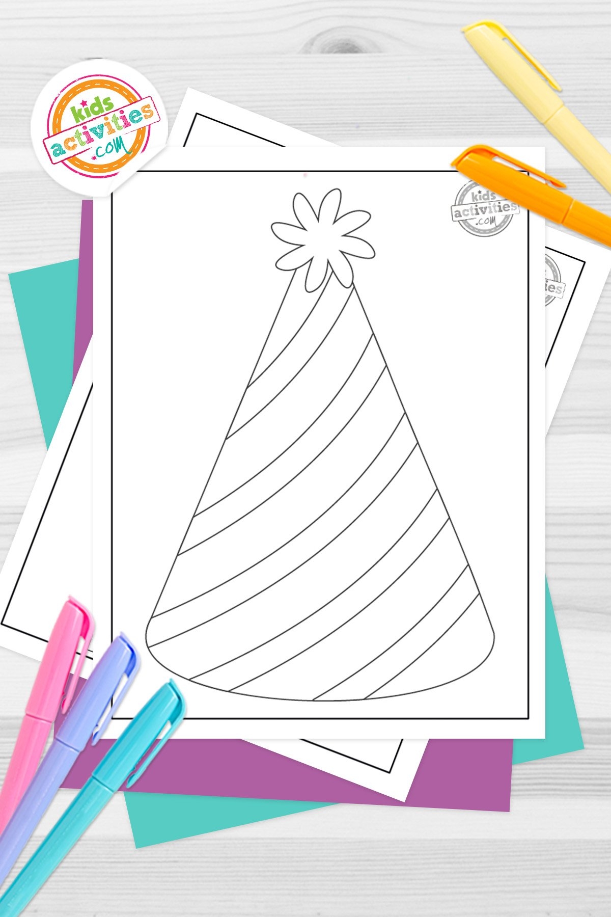Party Hat Template To Make Your Own Party Hat Kids Activities Blog
