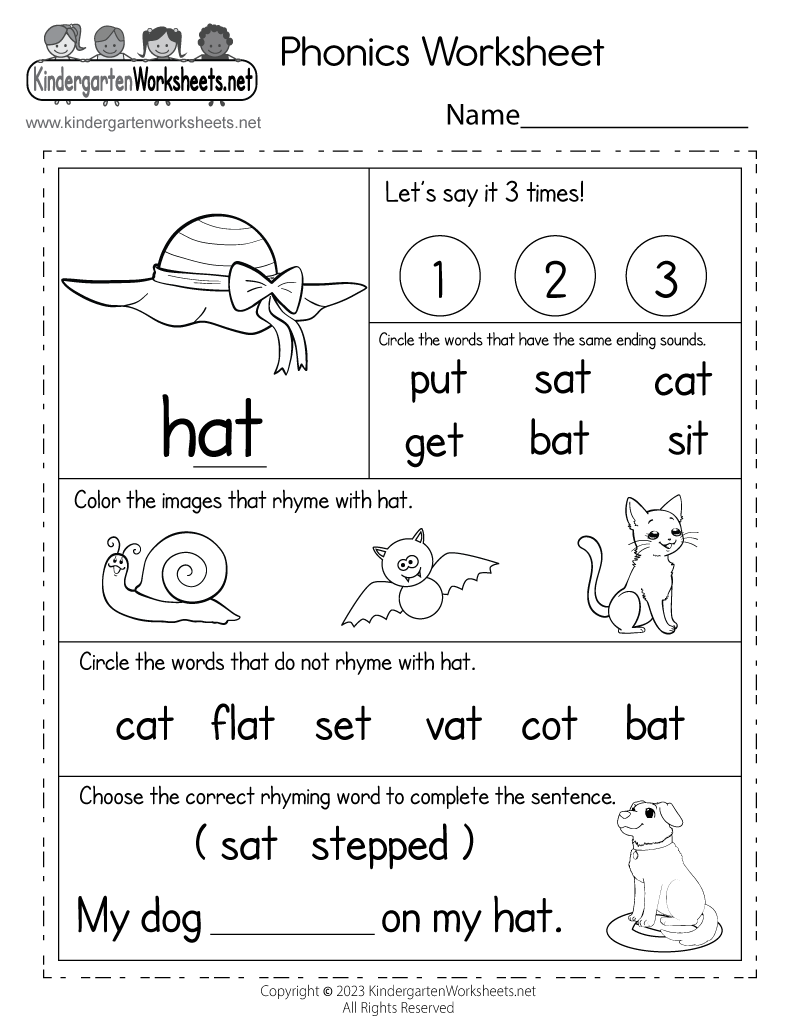 Phonics Worksheet Free Printable Digital U0026 PDF Phonics Worksheet Free Printable Digital U0026 PDF
