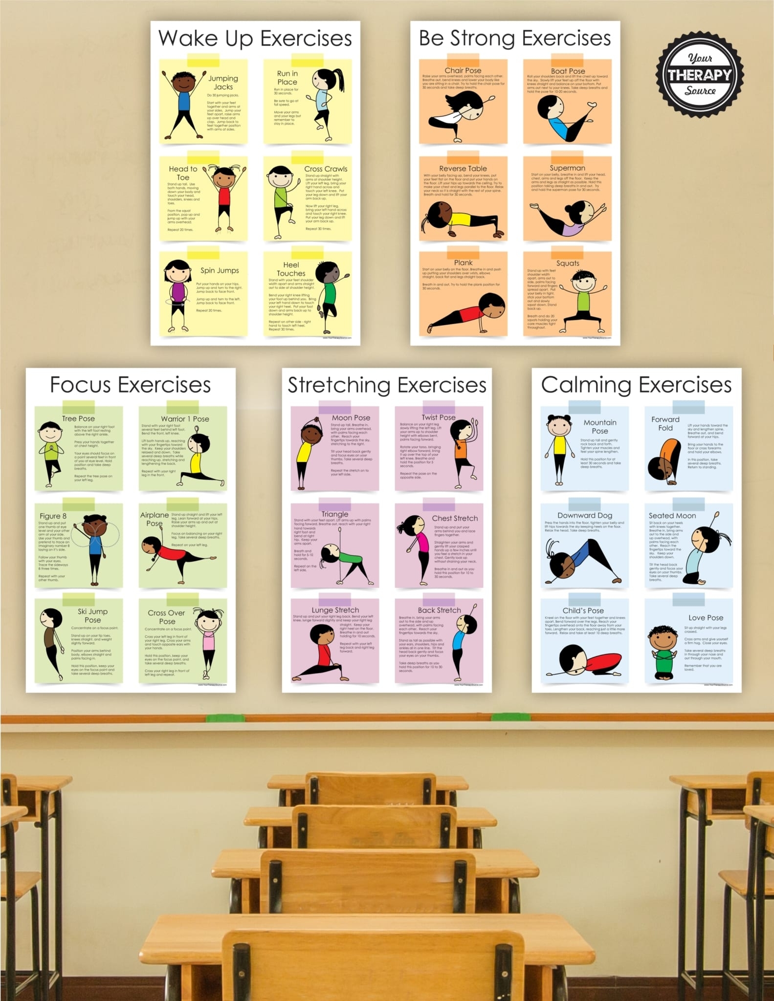 Physical Education Worksheet Move And Match Your Therapy Source