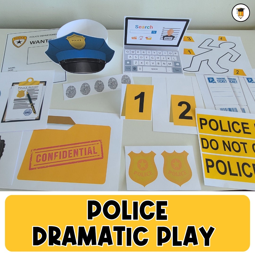 Police Printables For Preschool