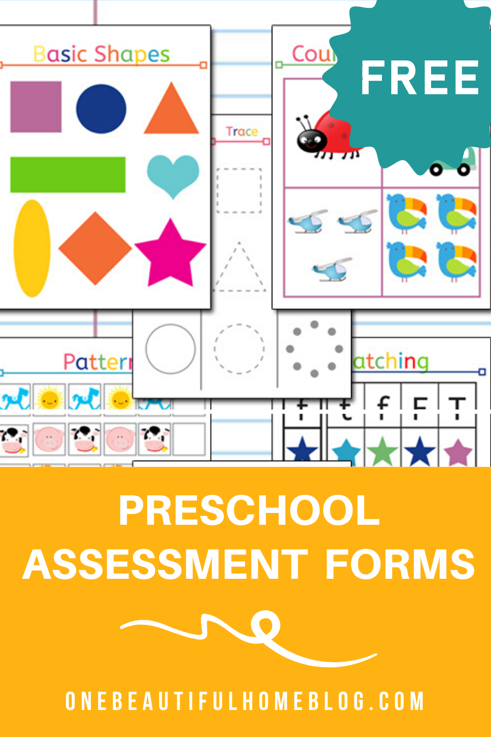 Preschool Assessment Free One Beautiful Home Preschool Assessment Free One Beautiful Home