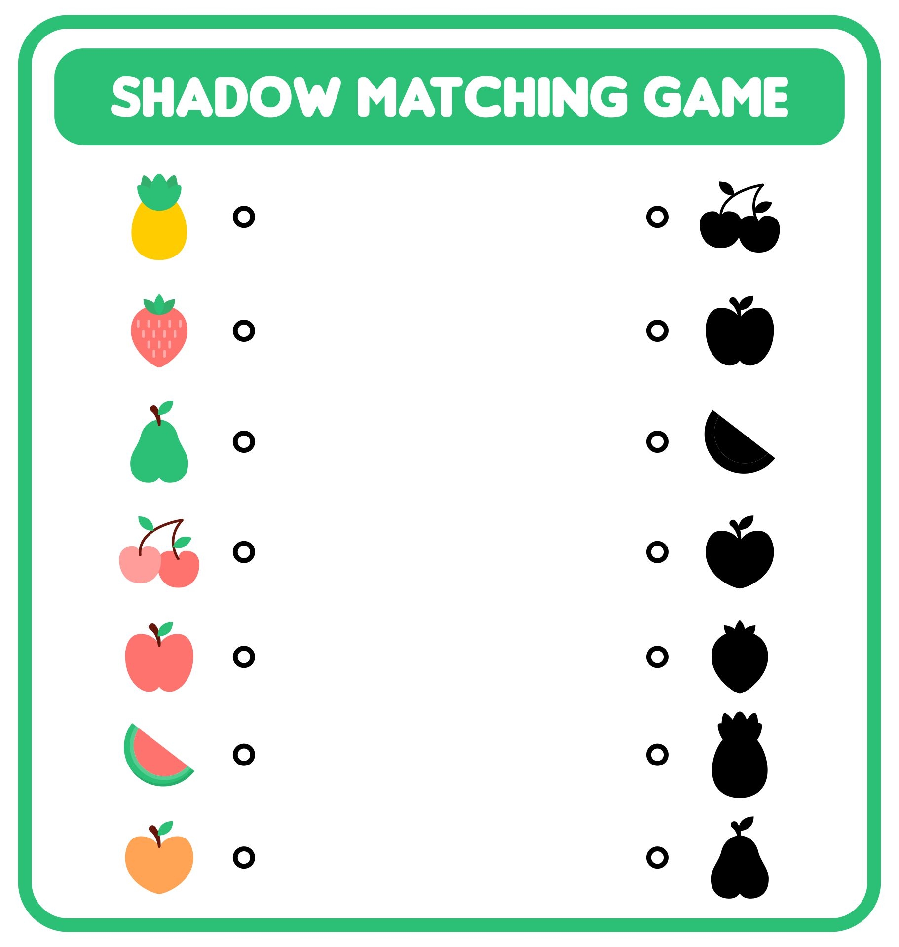 Preschool Matching Worksheets 10 Free PDF Printables Printablee