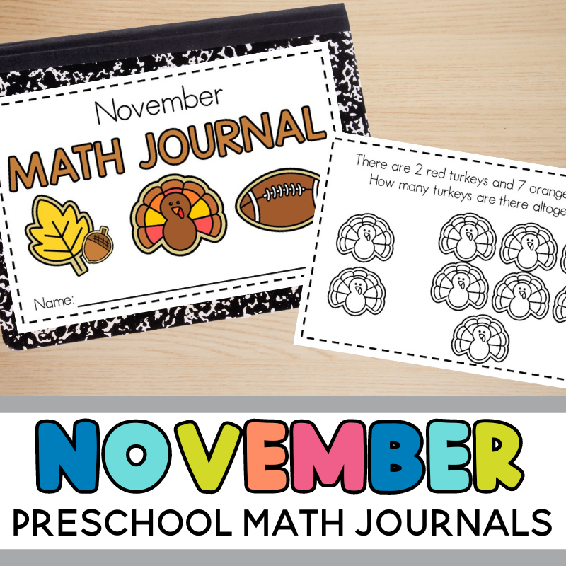 Preschool Math Journals Sarah Chesworth