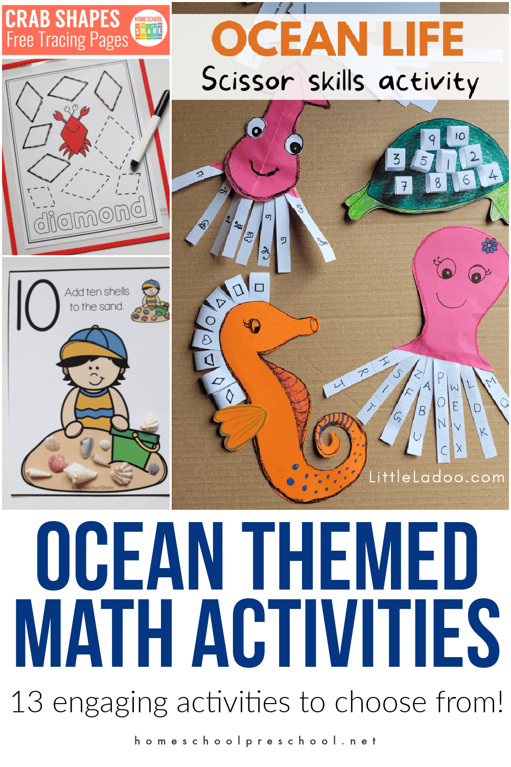Preschoolers Love These Ocean Themed Math Activities Preschoolers Love These Ocean Themed Math Activities