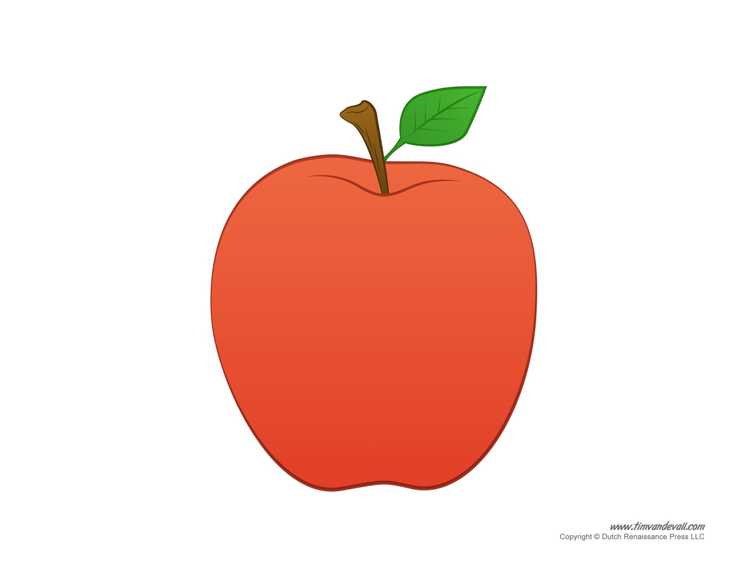 Apple Printable For Preschoolers Apple Printable For Preschoolers