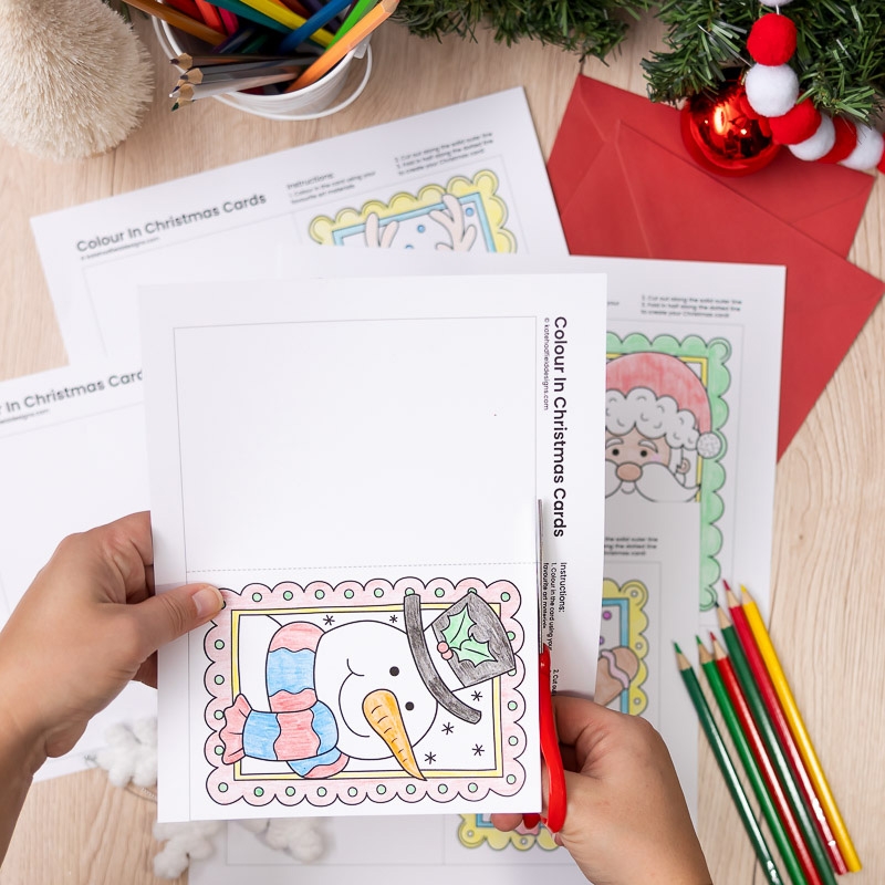 Printable Holiday Cards For Preschoolers