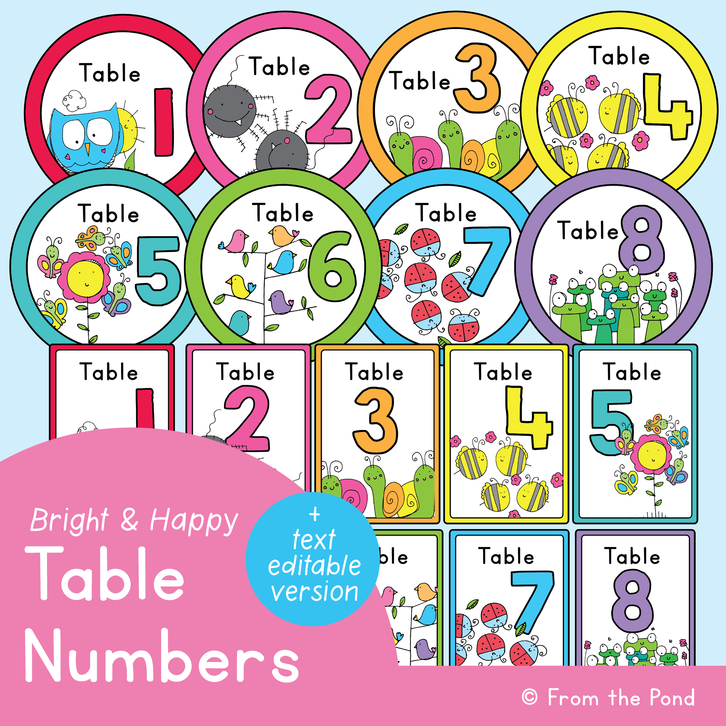 Printable Classroom Decor And Decorations For Happy Child Focused Learning From The Pond