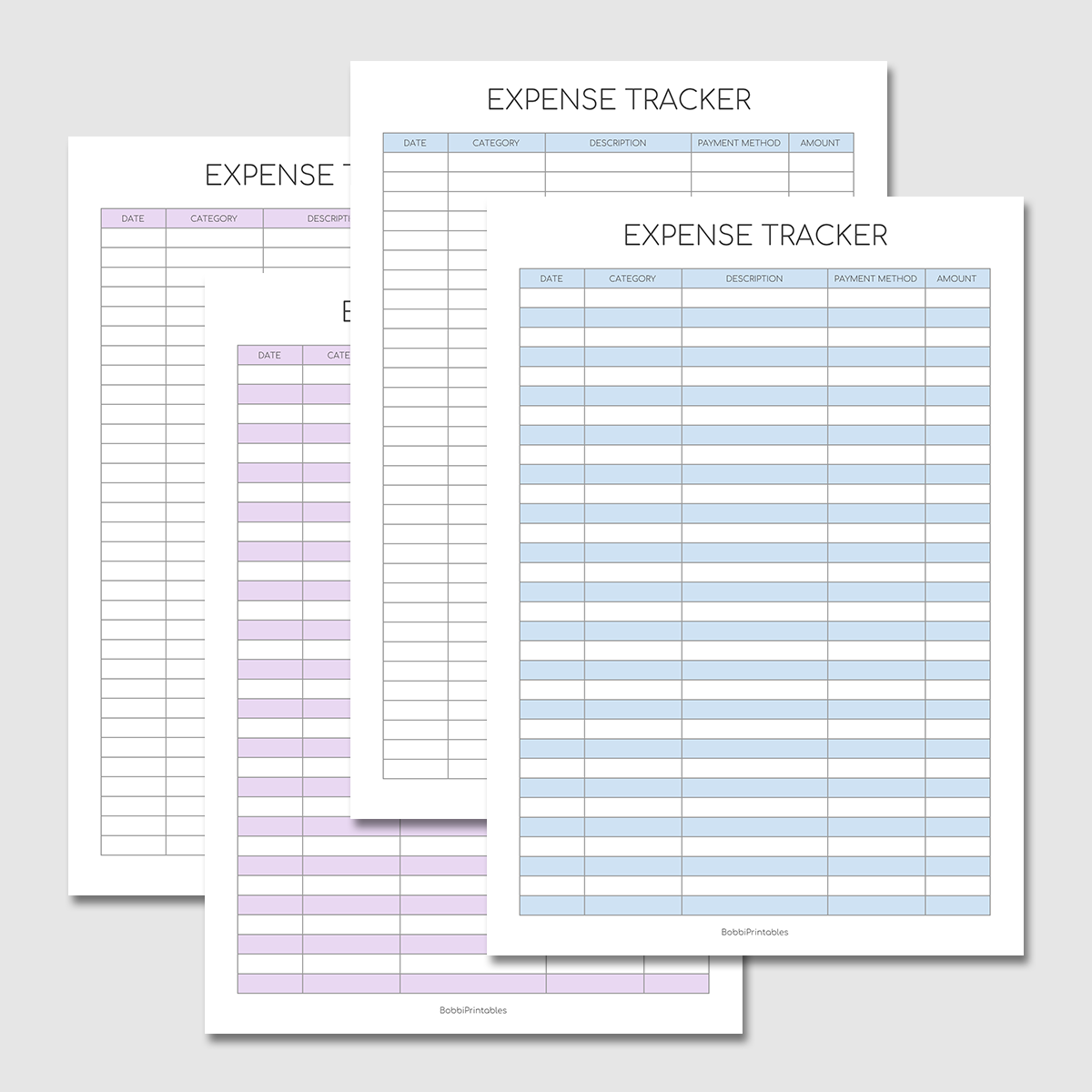 Spending Tracker Worksheets Free Printable