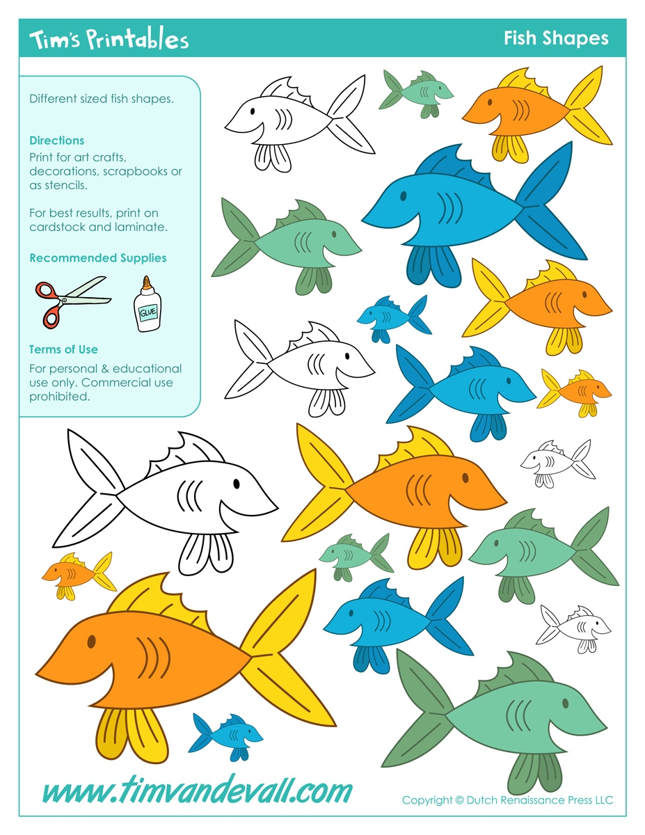 Preschool Printables Fish Preschool Printables Fish
