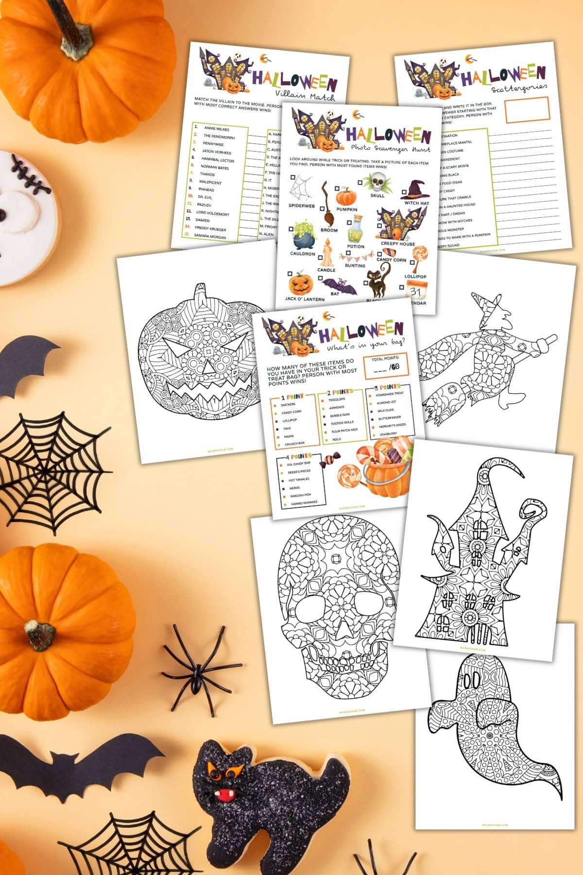 Printable Halloween Games Fun Kids Activities Kim Schob Printable Halloween Games Fun Kids Activities Kim Schob