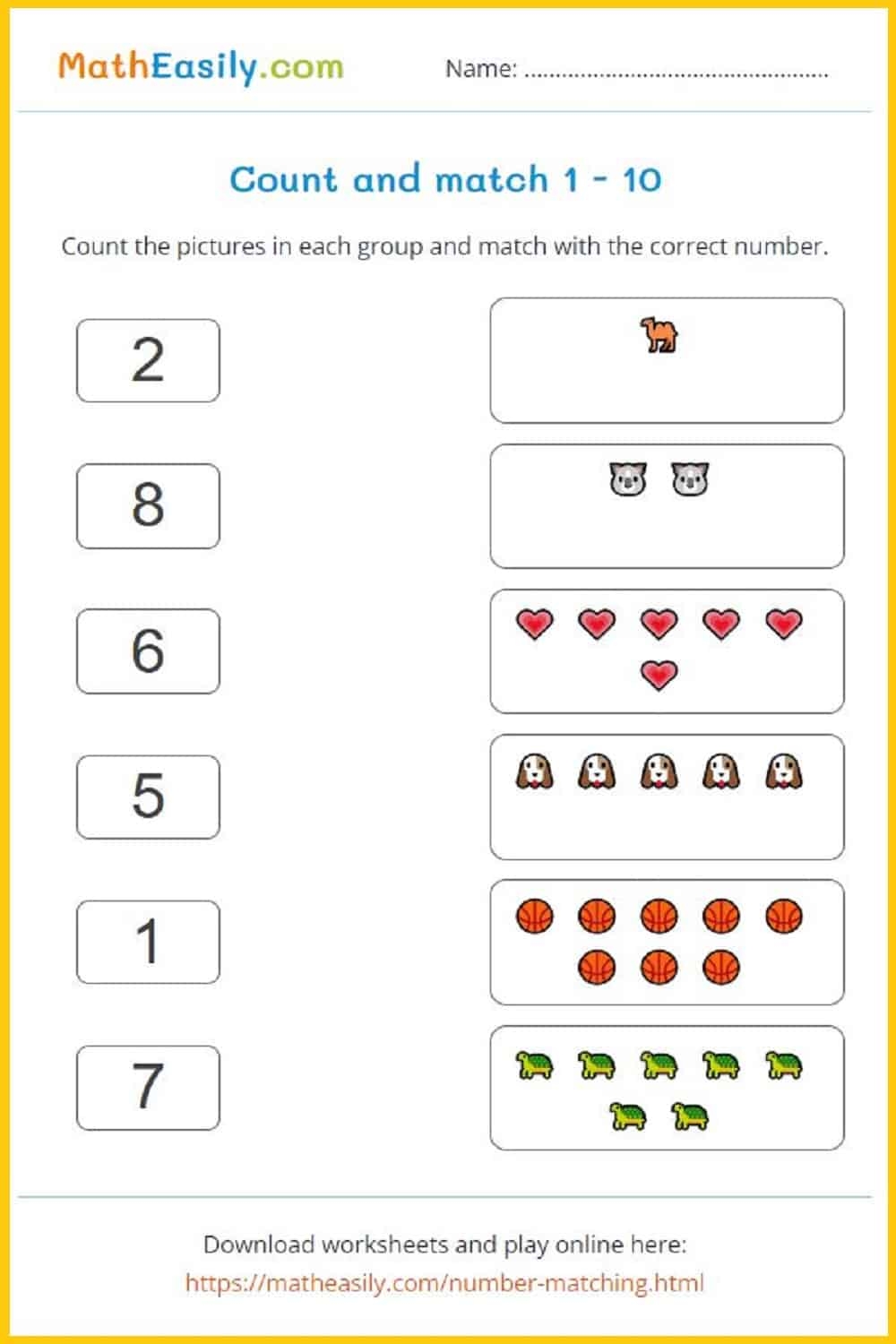 Printable Kindergarten Math Worksheets PDF Free Download Printable Kindergarten Math Worksheets PDF Free Download